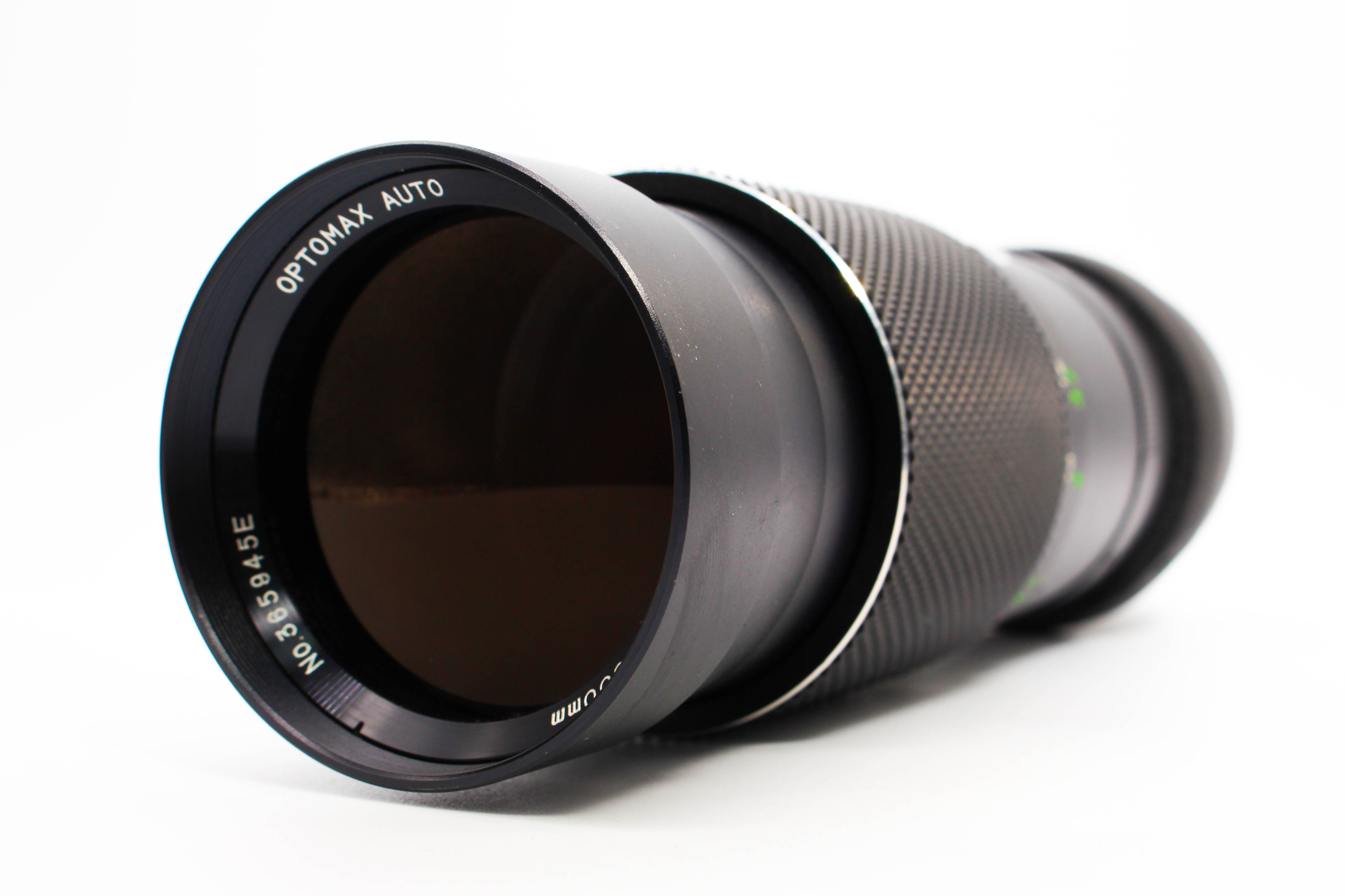 Optomax 300mm f/5.5 Vintage Telephoto Lens Pentax K PK Mount for SLR FIlm Cameras - Tested Excellent