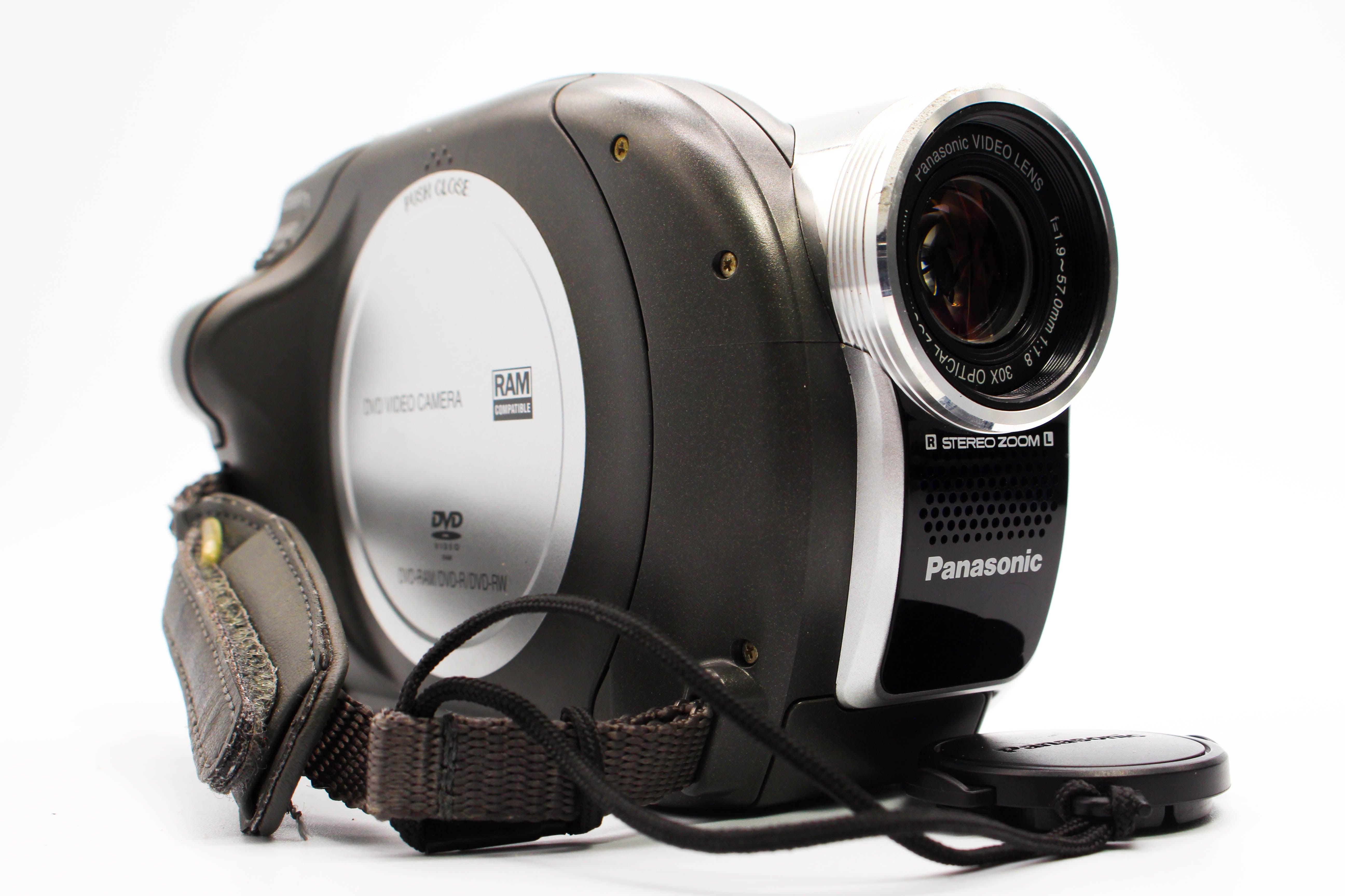 Panasonic VDR-D100EB DVD Video Handycam Camcorder Camera - Tested Bundle Good