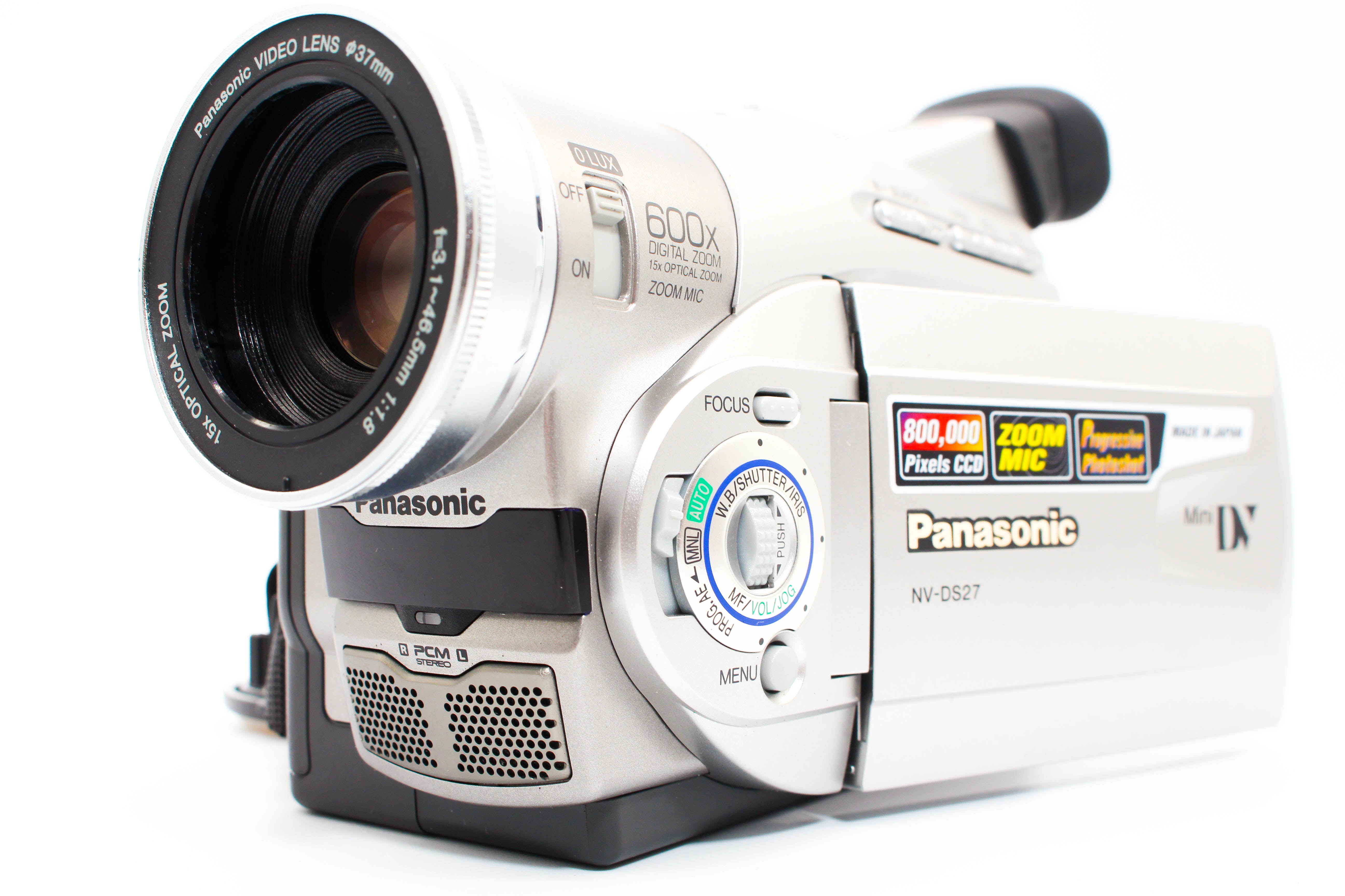Panasonic NV-DS27B MiniDV Video Handycam Camcorder Camera - Tested Bundle Excellent