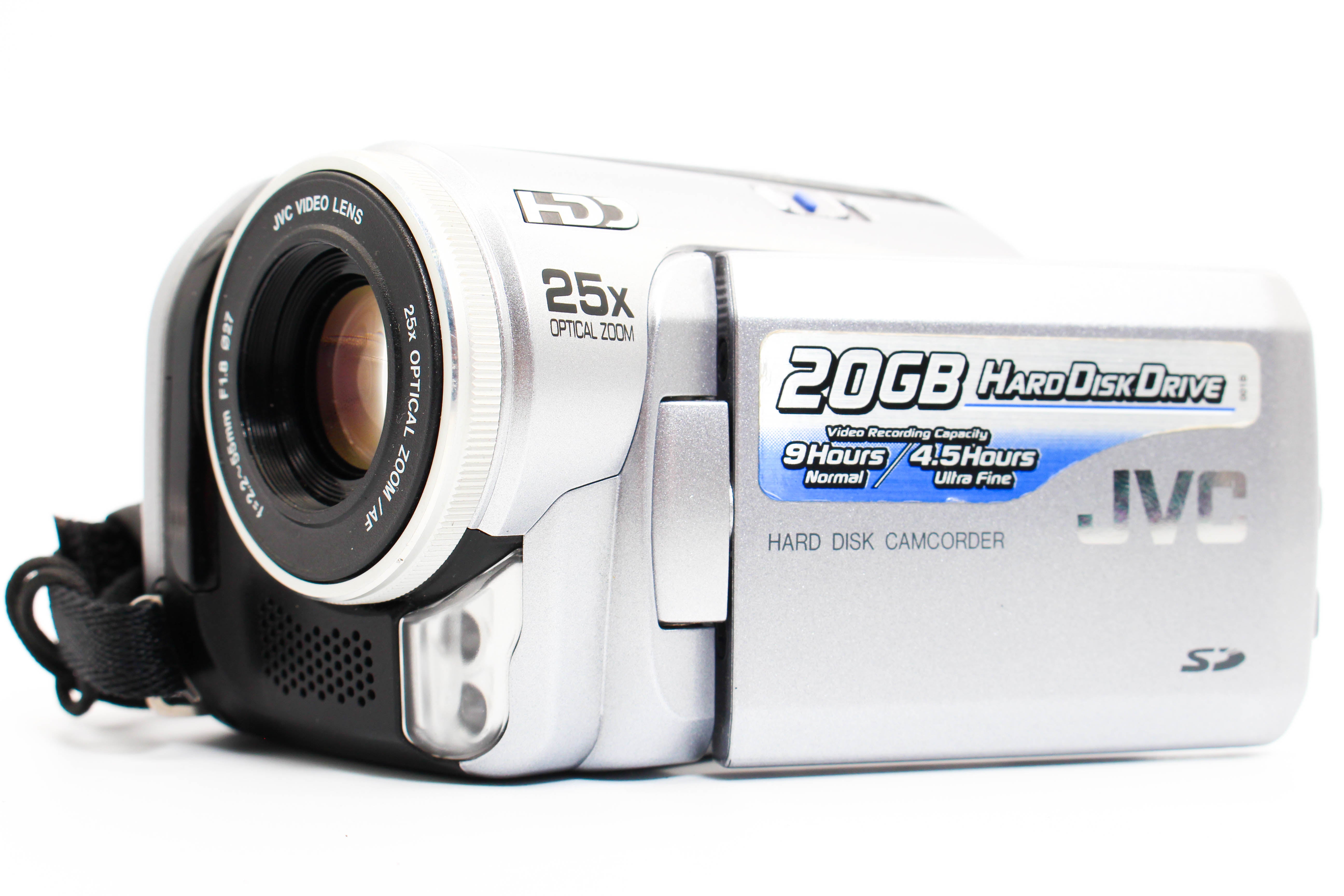 JVC GZ-MG20EK HD HDD Hard Disk Digital Video Camcorder Camera - Tested Bundle Excellent