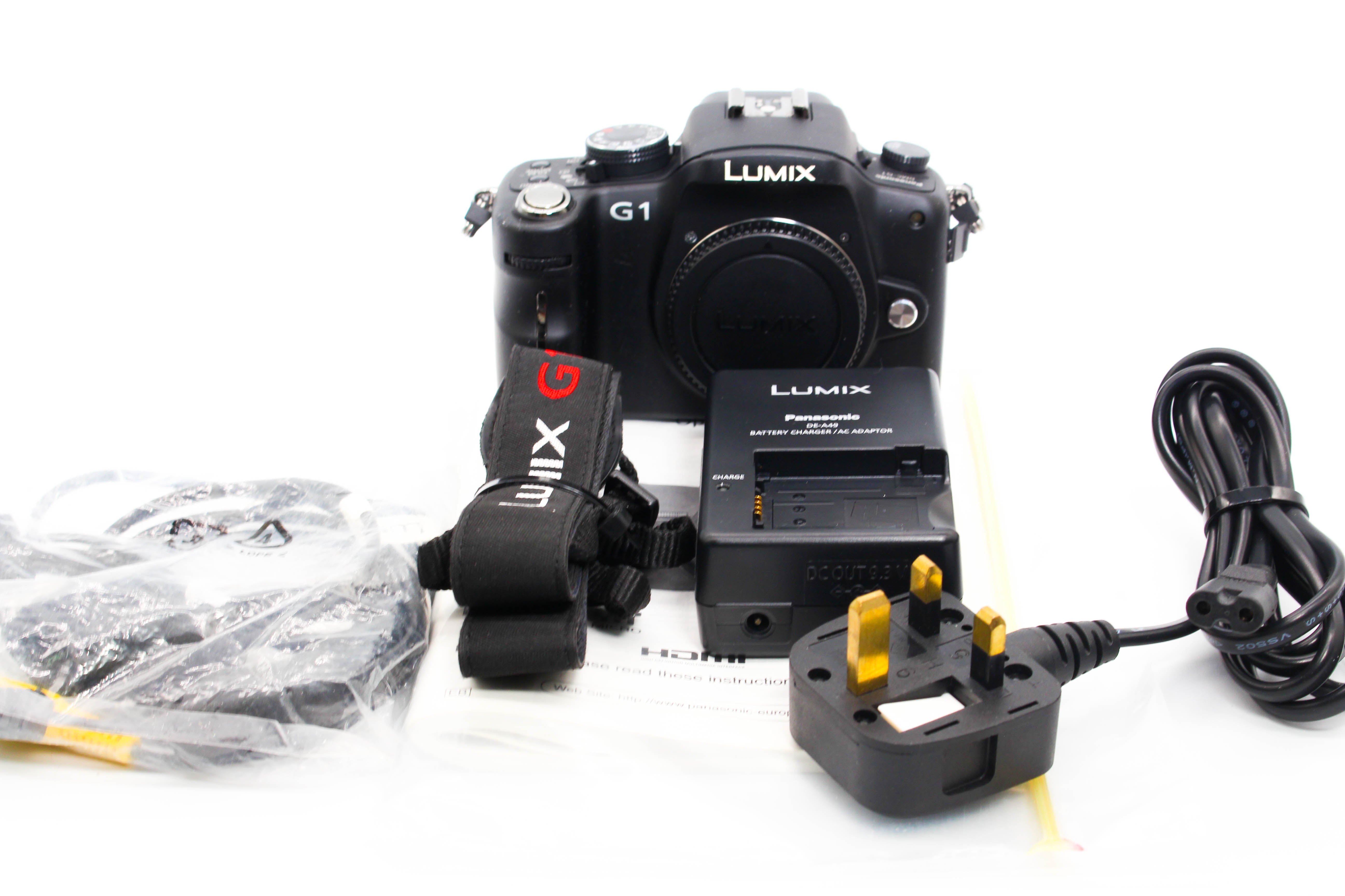 Panasonic Lumix DMC-G1 Mirrorless Digital Photo Camera Body - Tested Bundle Excellent