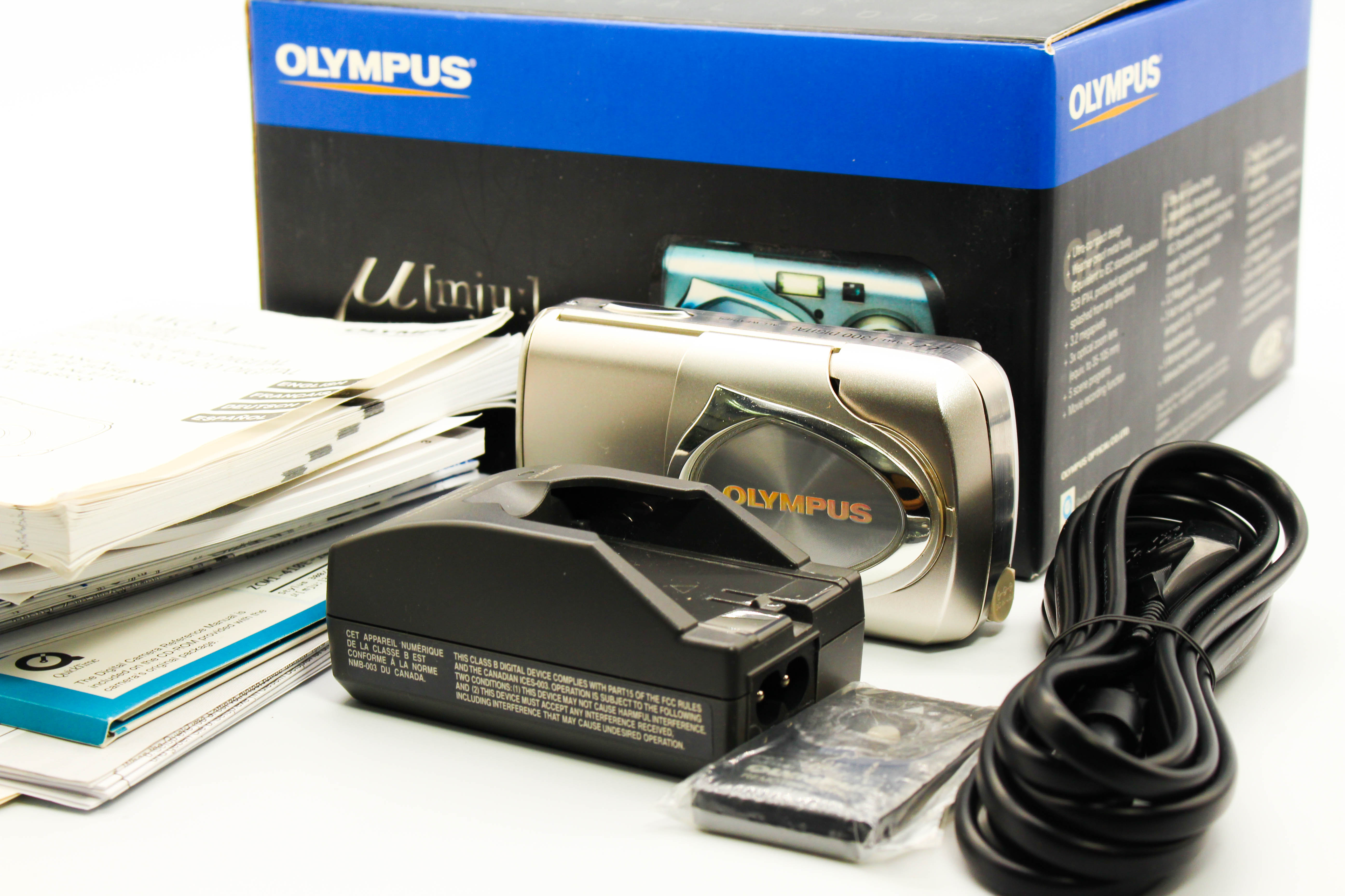 Olympus Camedia µ mju 300 Digital Retro Photo Digital Camera Digicam - Tested Bundle Excellent