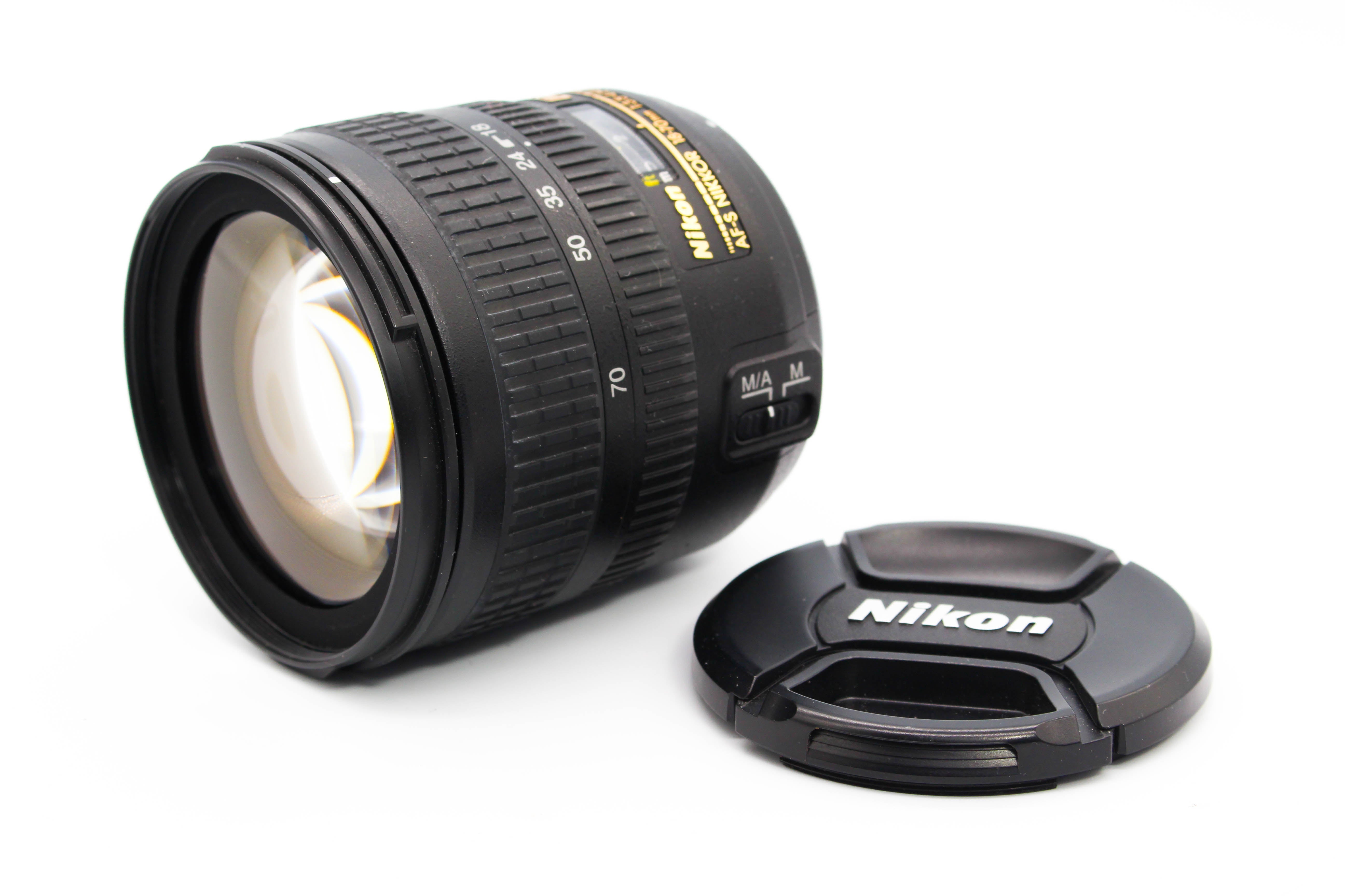 Nikon DX 18-70mm f/3.5-4.5 Nikkor SWM ED IF Aspherical Zoom Lens 67mm Filter - Tested Excellent