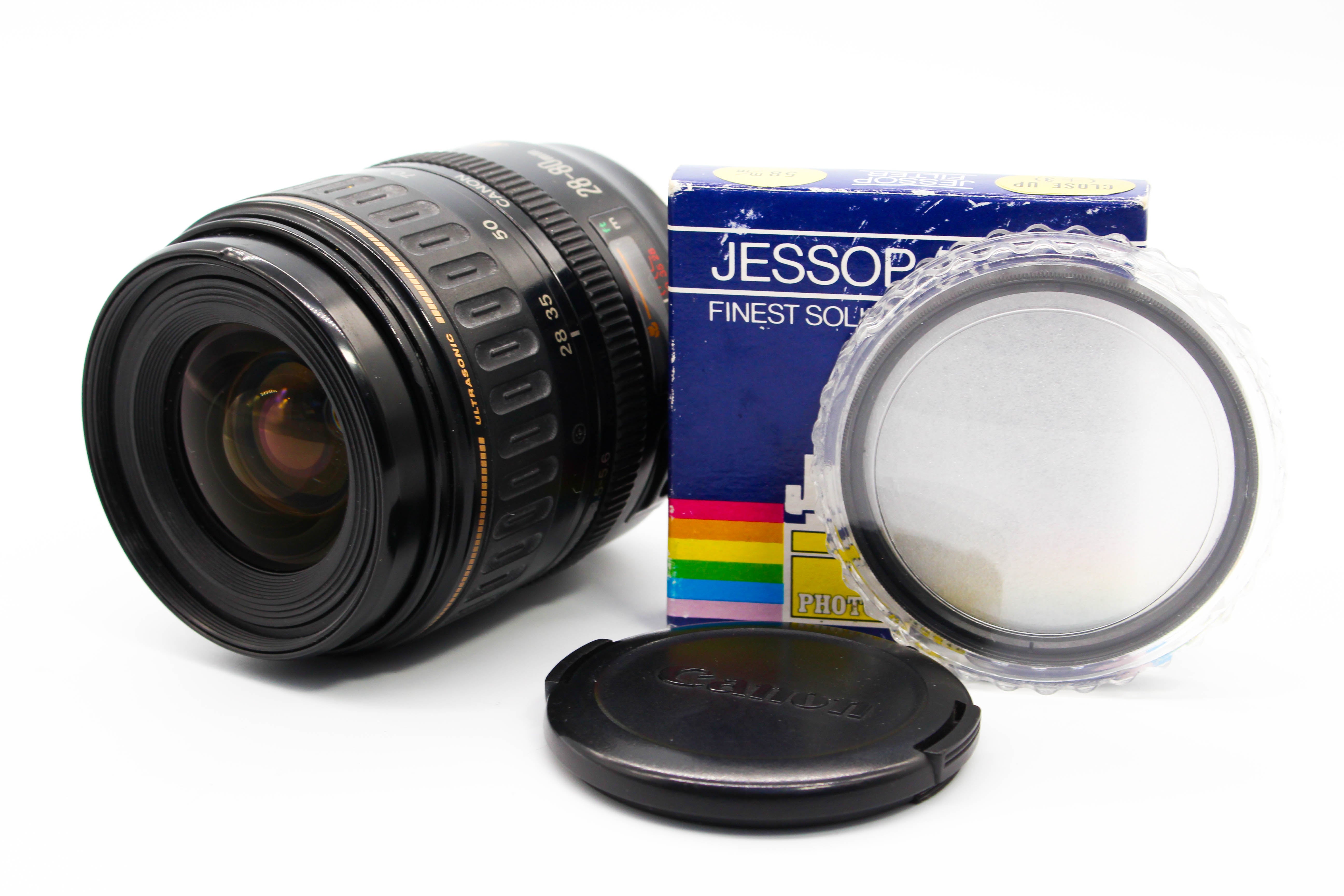 Canon 28-80mm f/3.5-5.6 EF Mount USM Ultrasonic SLR Film Camera Zoom Lens 58mm Filter Thread Size - Tested Excellent