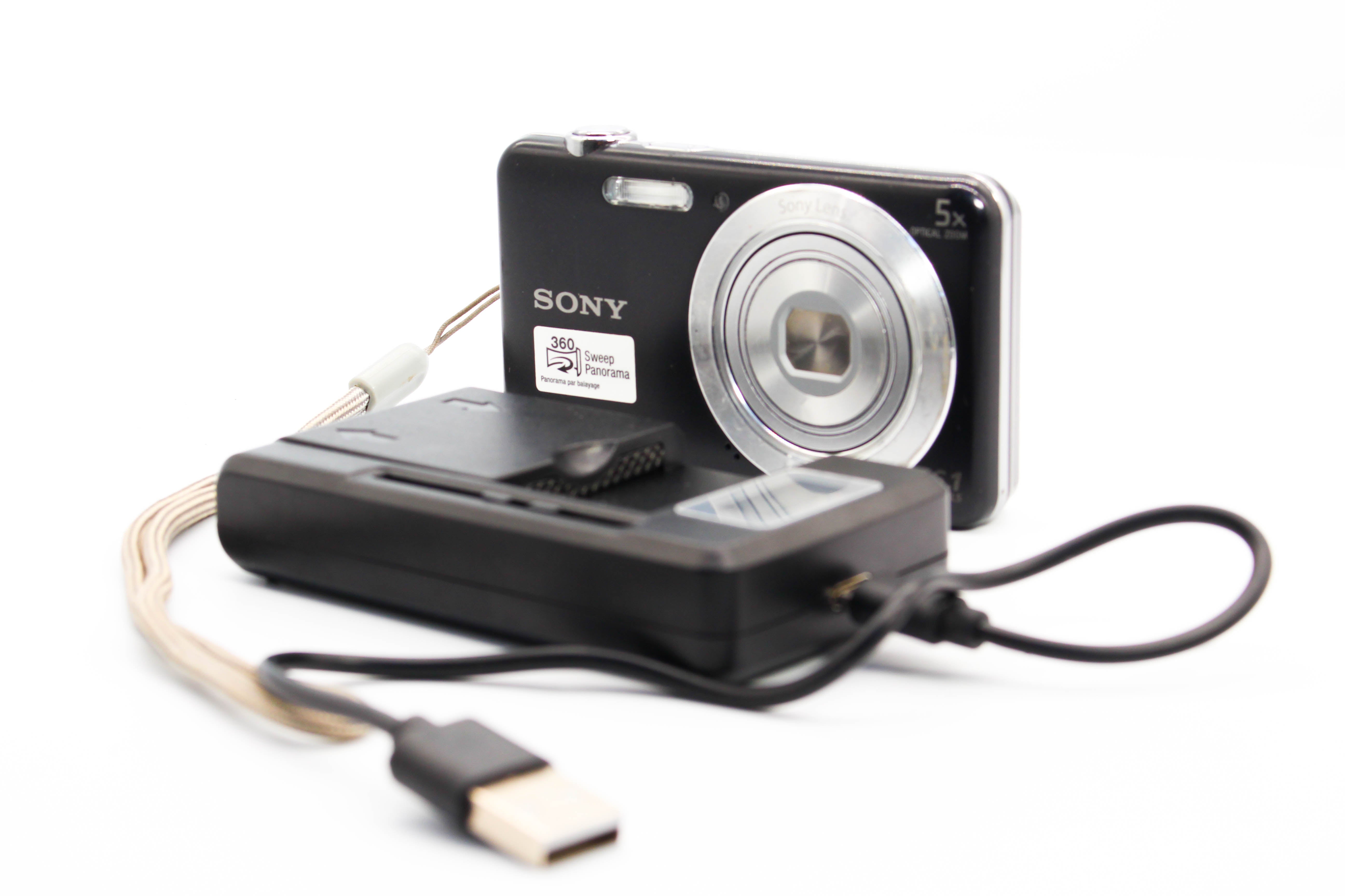 Sony Cybershot DSC-W710 SD Card Compact Digital Photo Video Retro Camera Digicam - Tested Bundle