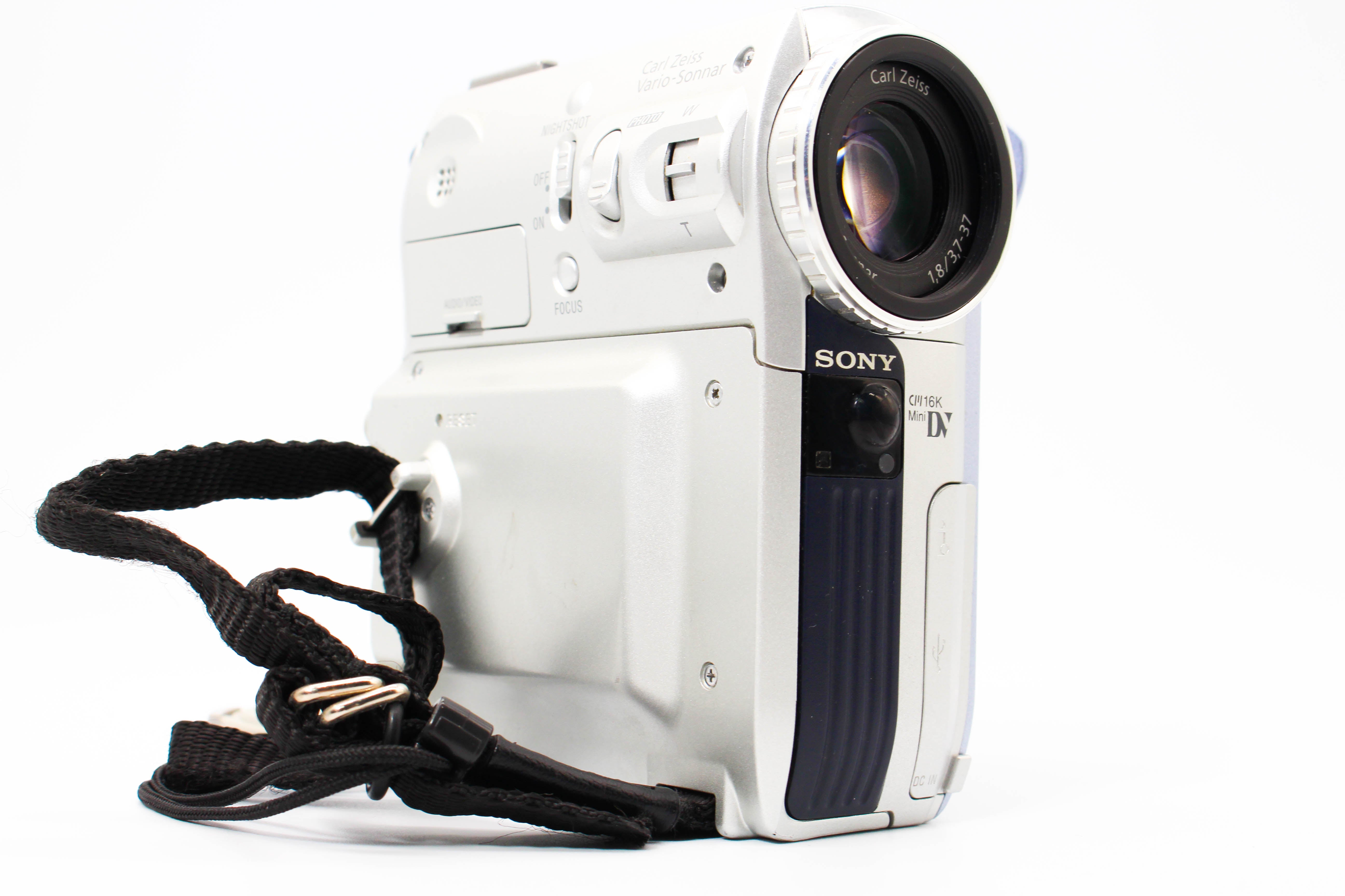 Sony DCR-PC105E MiniDV Handycam Tape Digital Video Camcorder - Tested Bundle Excellent