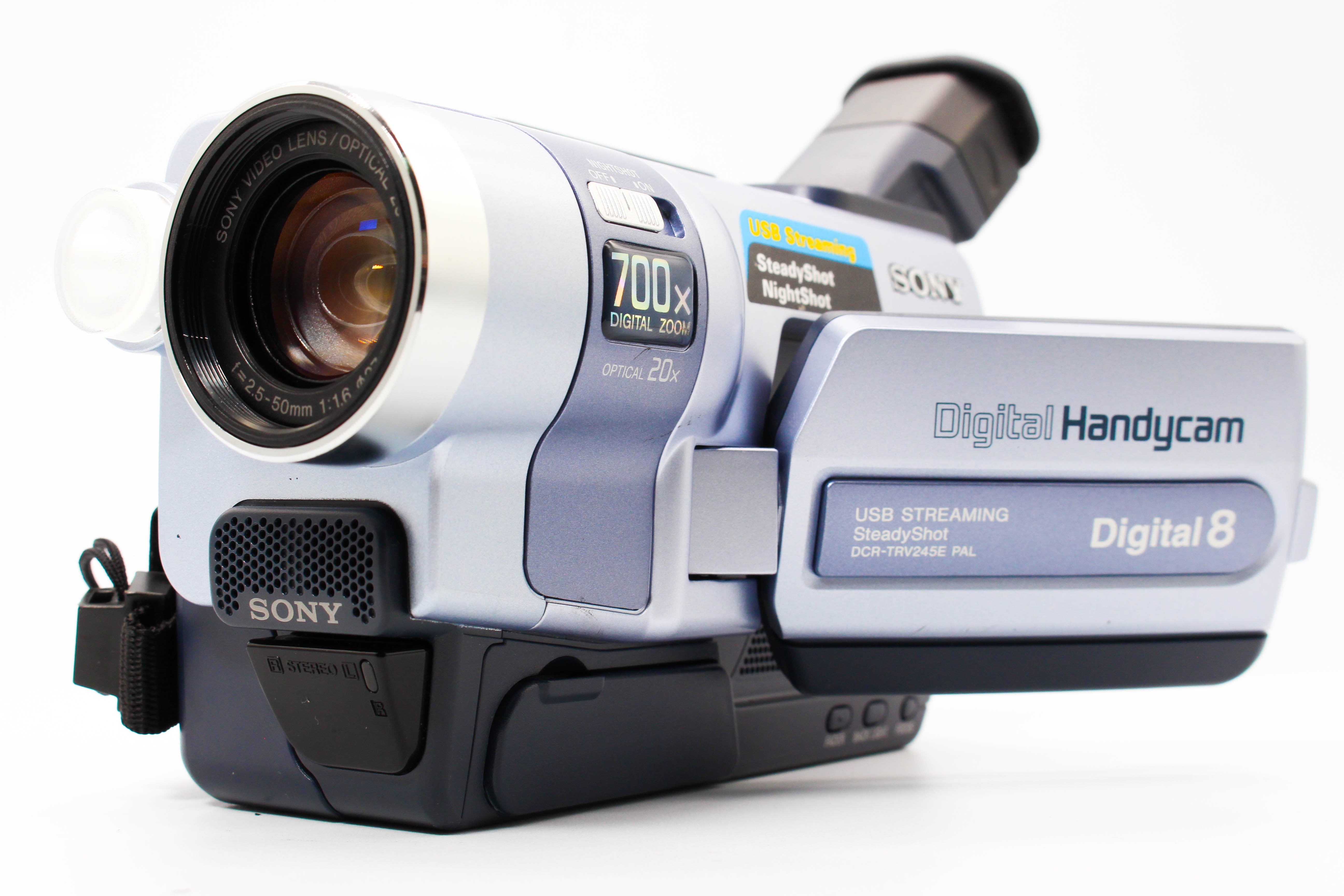 Sony DCR-TRV245E Digital8 8mm Handycam Tape Digital Video Camcorder - Tested Bundle Excellent