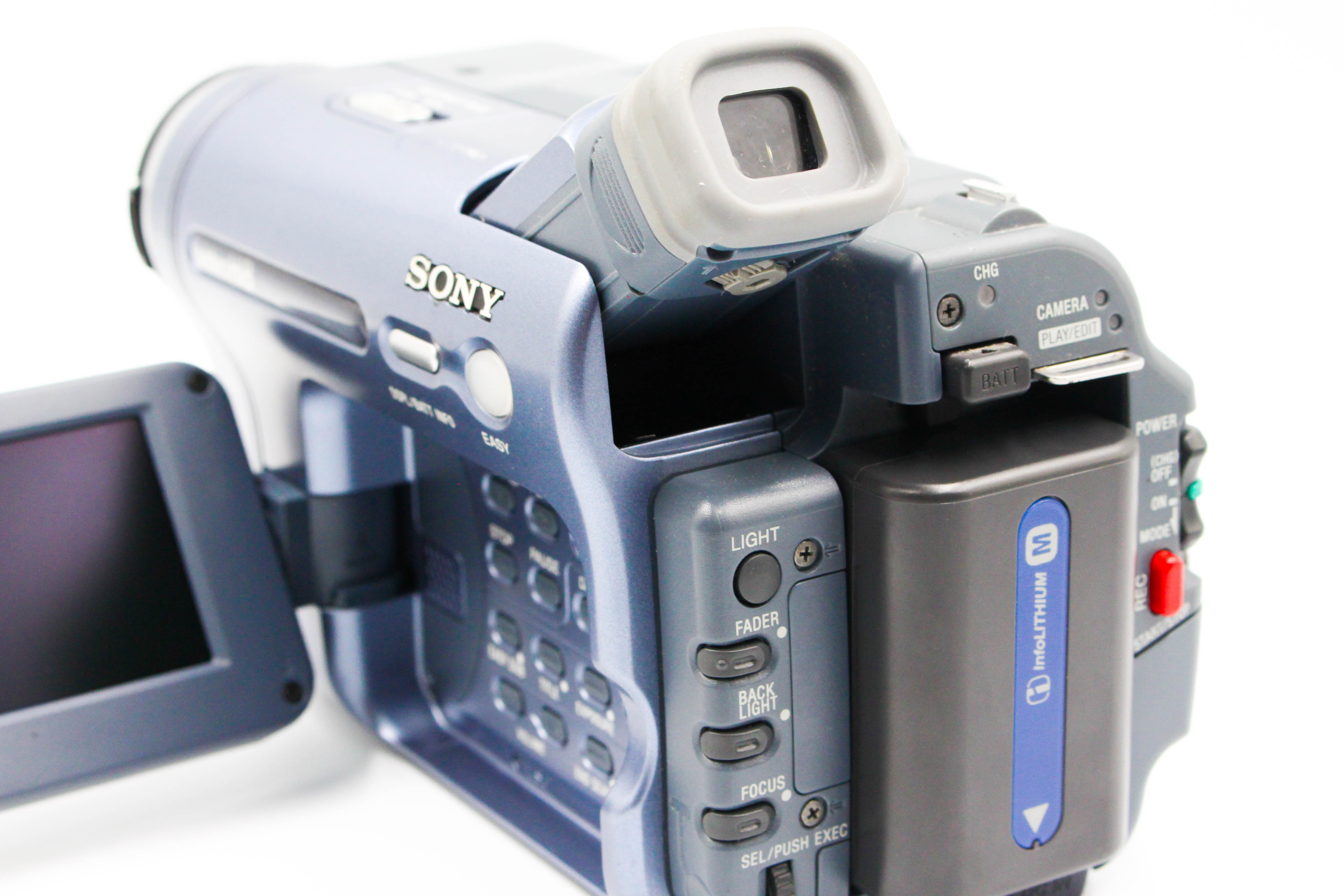 Sony DCR-TRV228E Hi8 8mm Tape Camcorder Digital Video Camera - Tested Bundle Excellent