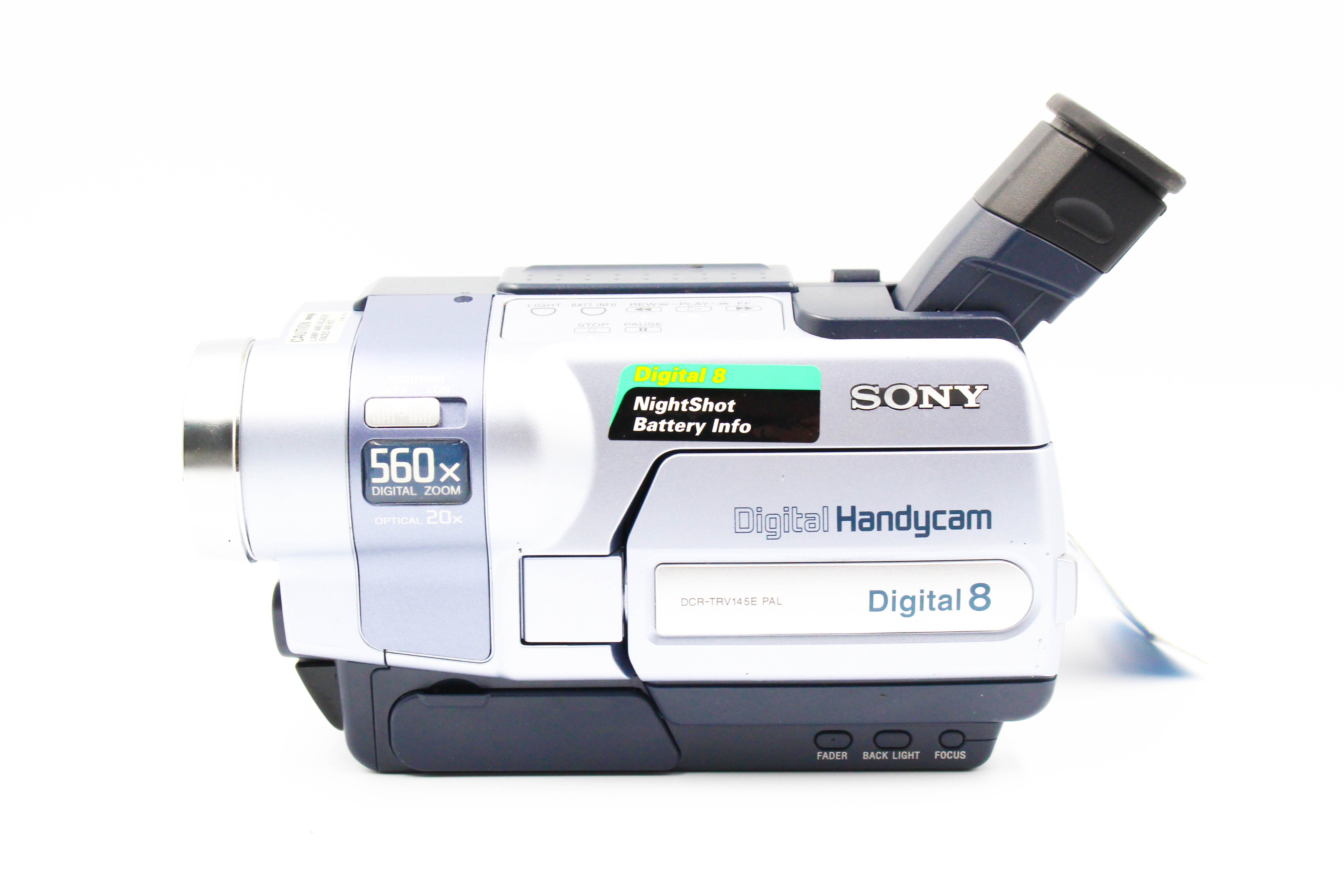 Sony DCR-TRV145E Digital8 Tape Camcorder Digital Video Camera (Tapeless Only)