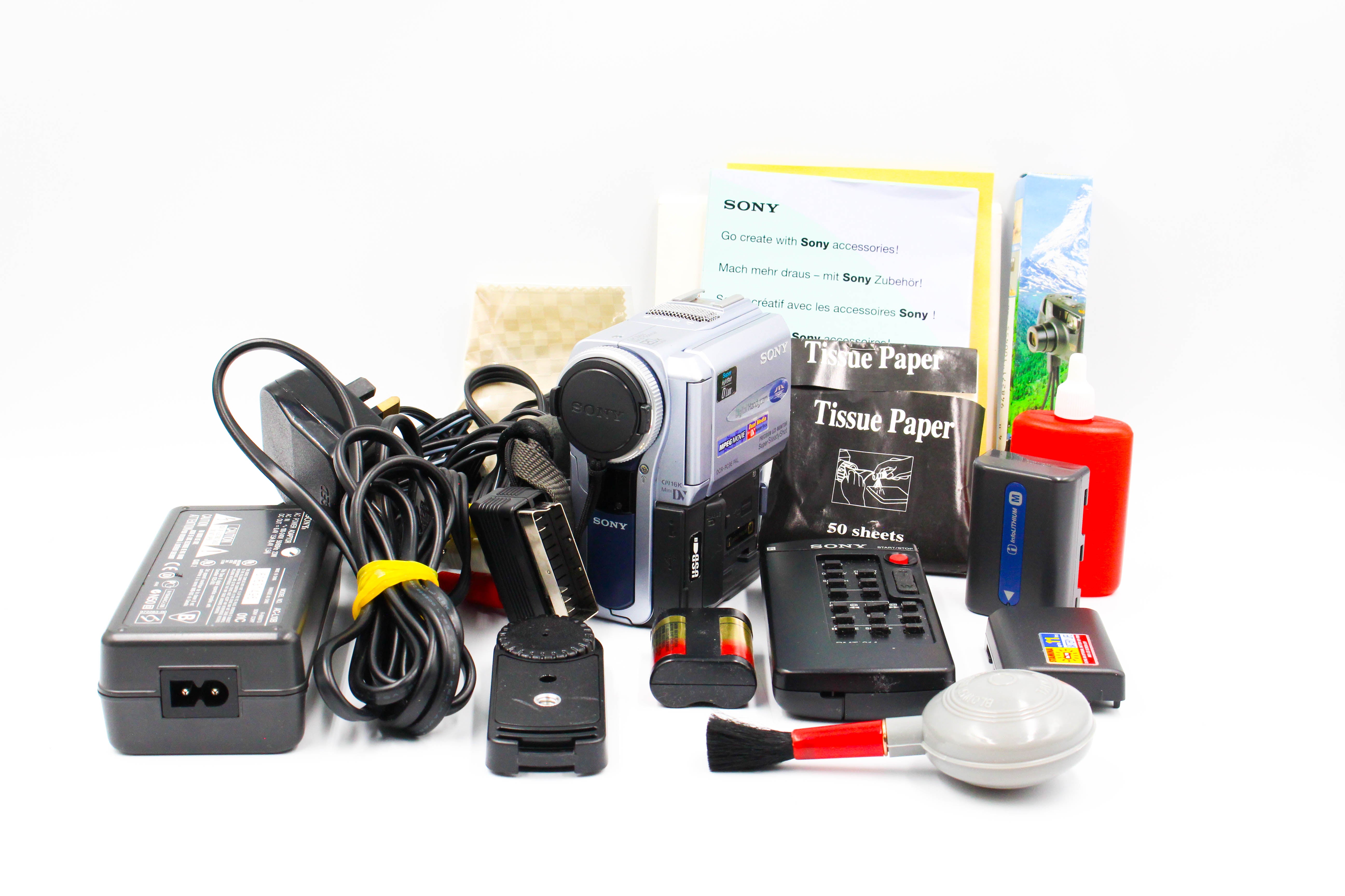 Sony DCR-PC9E MiniDV Tape Camcorder Digital Video Camera