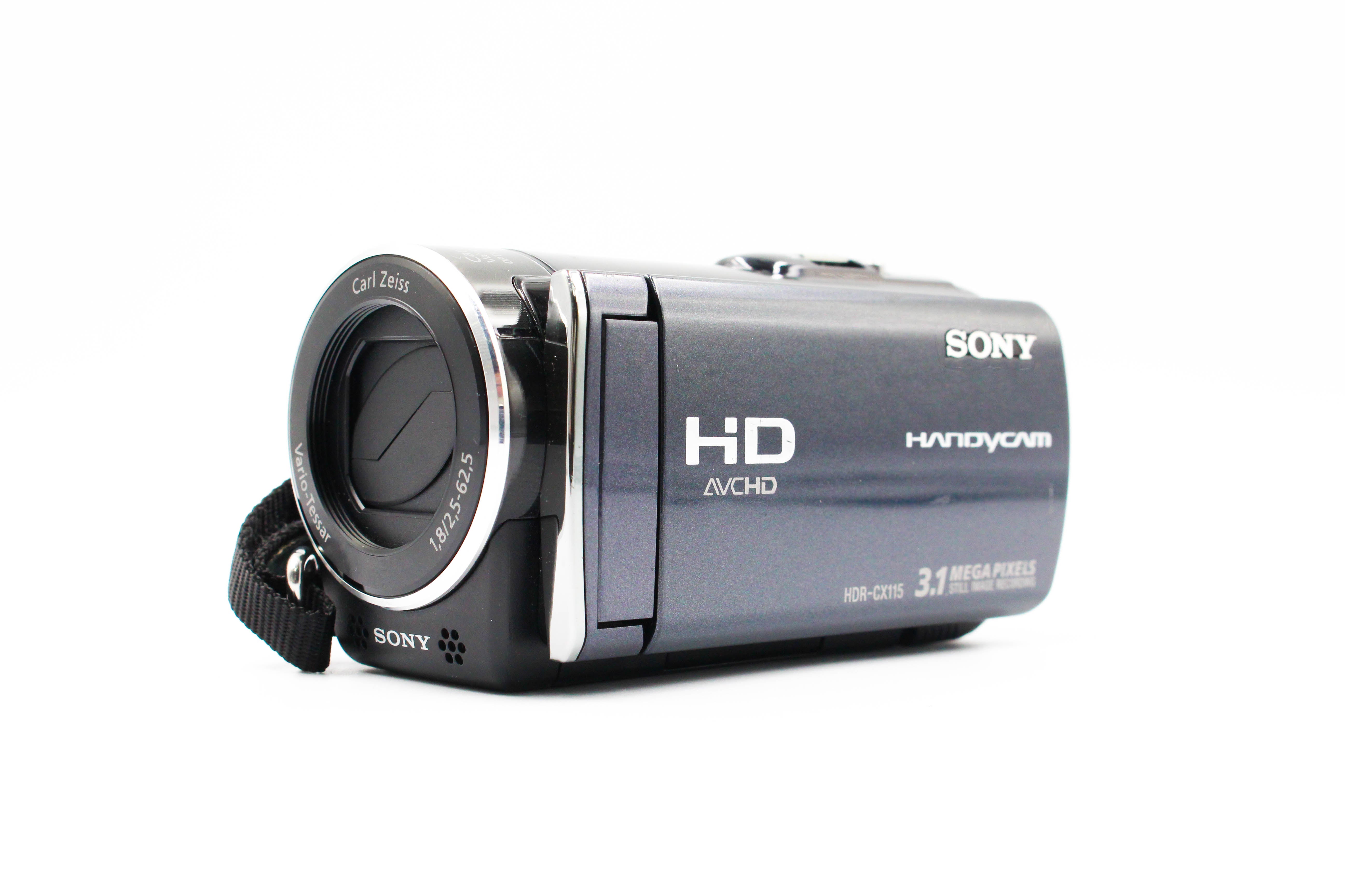 Sony HDR-CX115 HD AVC SD Card Digital Video Camera Camcorder - Tested Bundle Excellent