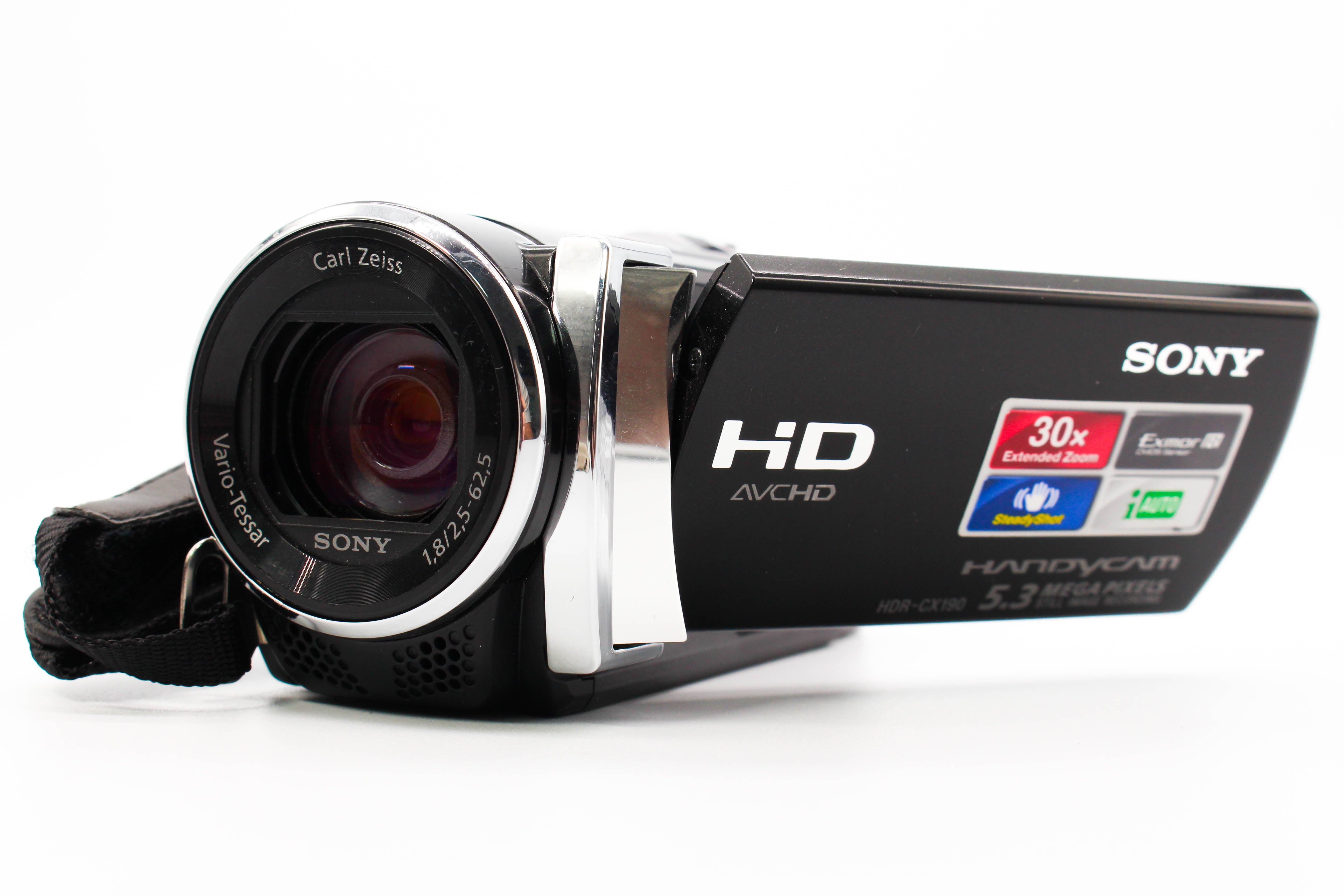 Sony HDR-CX190E HD SD Card Handycam Camcorder Camera - Tested Bundle Excellent