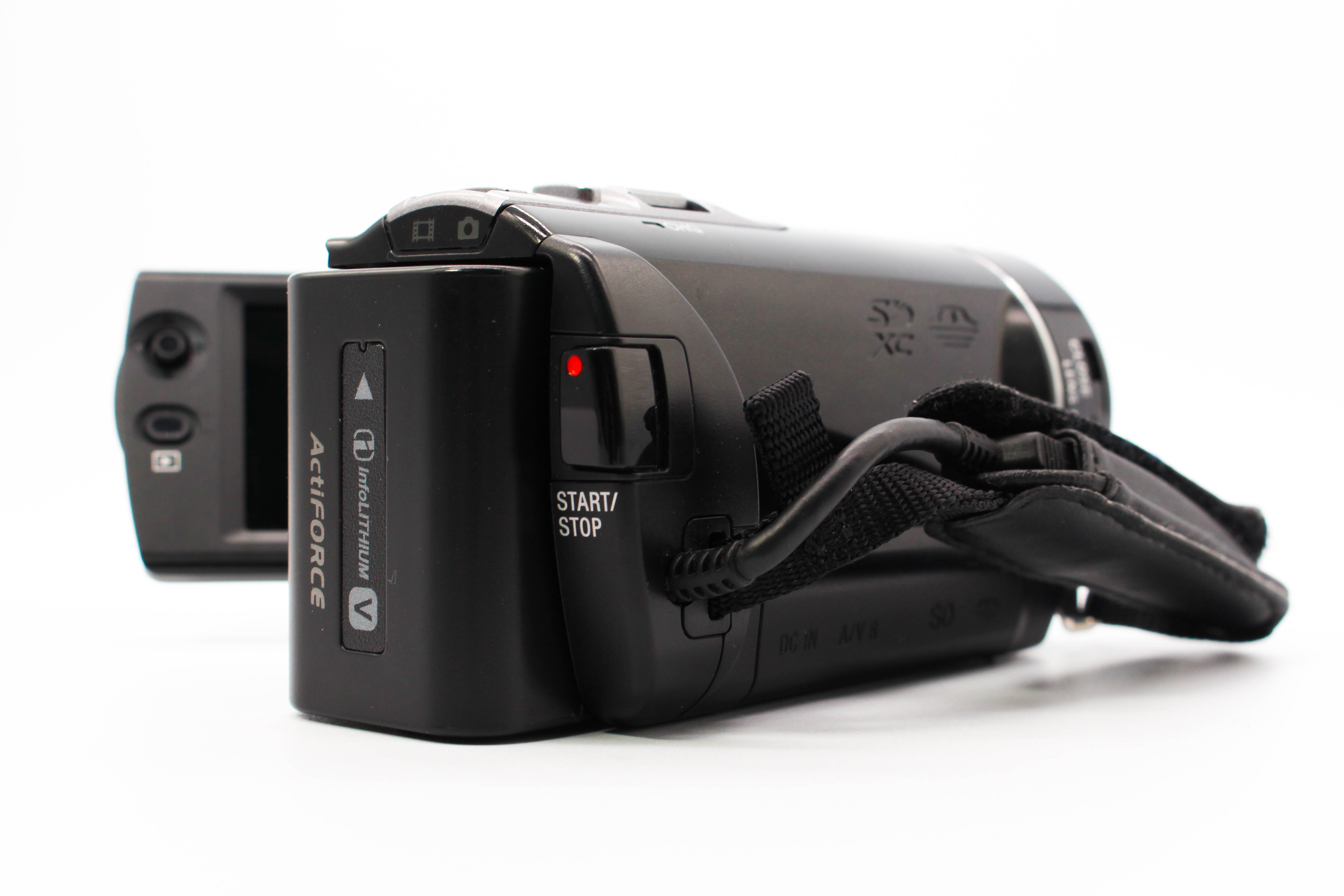 Sony HDR-CX190E HD SD Card Handycam Camcorder Camera - Tested Bundle Excellent