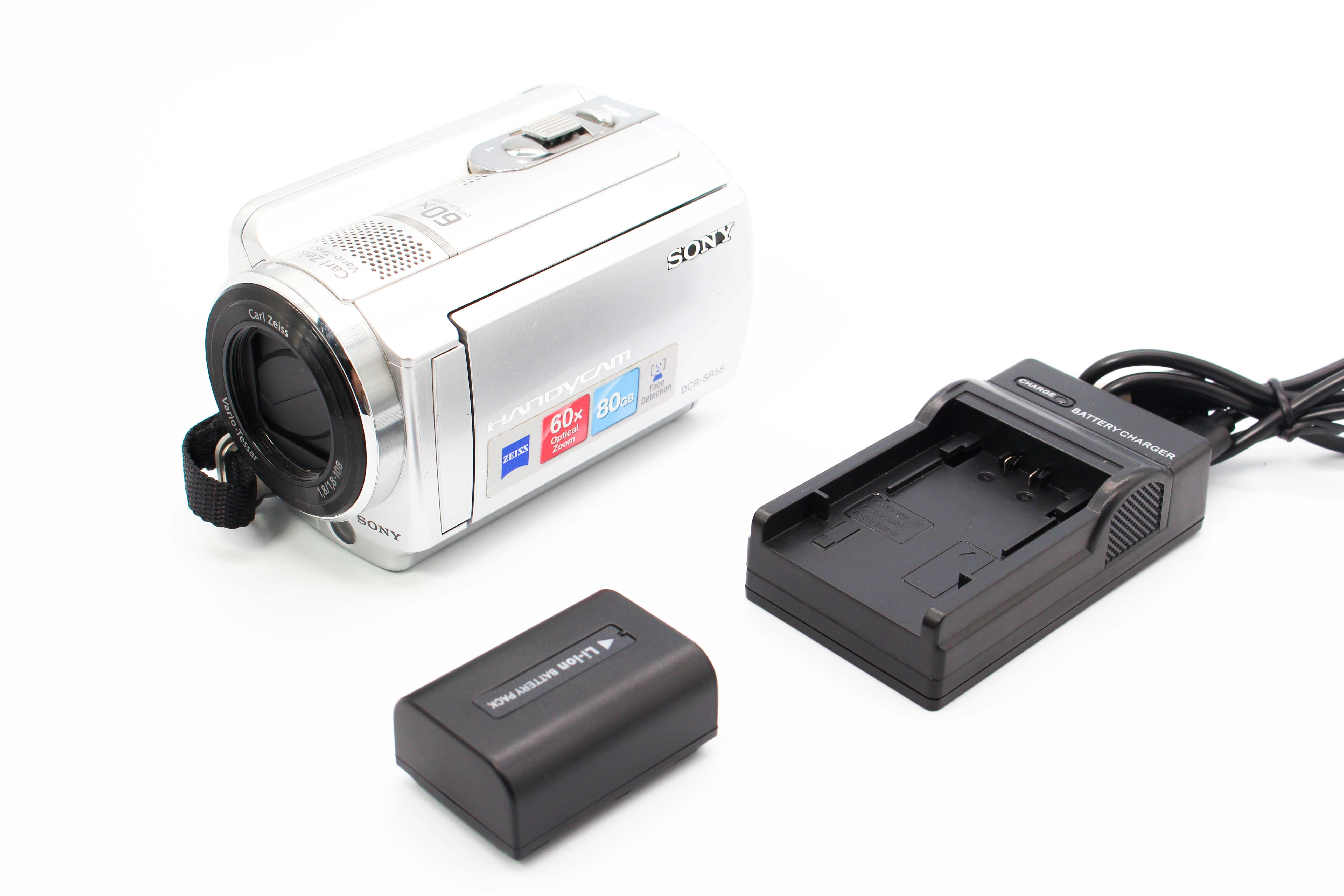 Sony DCR-SR58E HD HDD Video Handycam Camcorder Camera - Tested Bundle Excellent