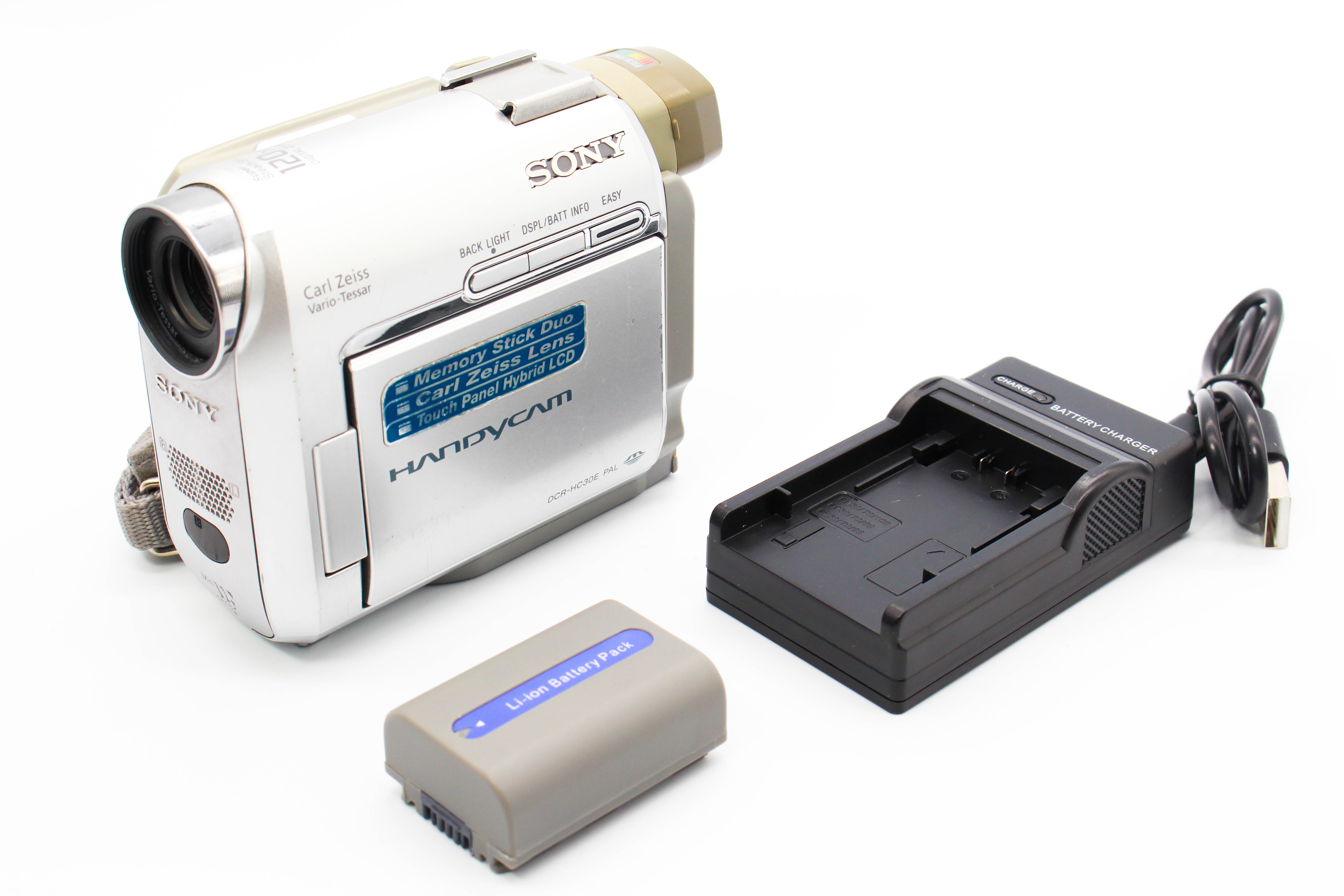 Sony DCR-HC30E MiniDV Video Handycam Camcorder Camera - Tested Bundle