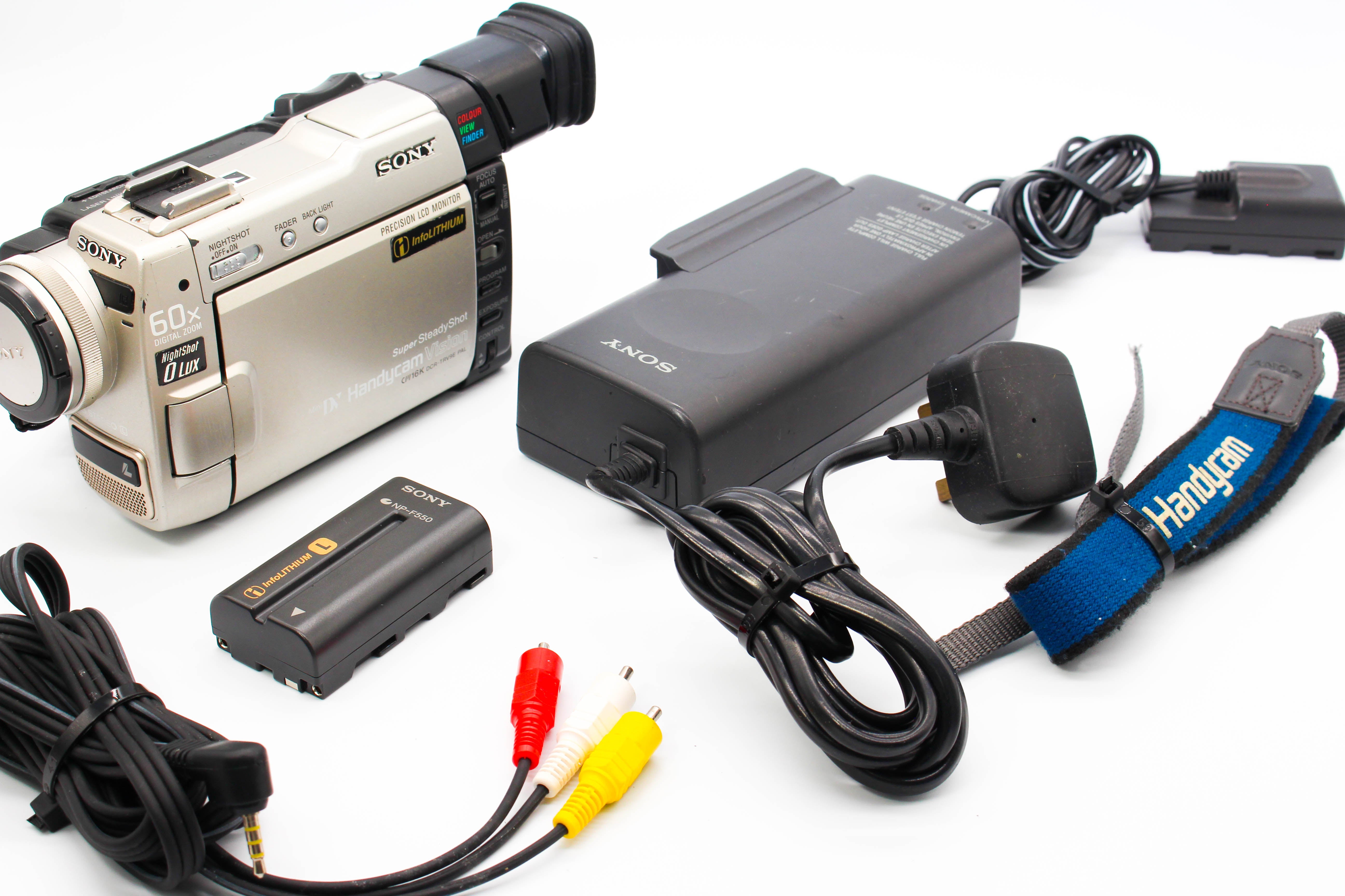 Sony DCR-TRV9E MiniDV Video Handycam Camcorder Camera - Tested Bundle Excellent Rare