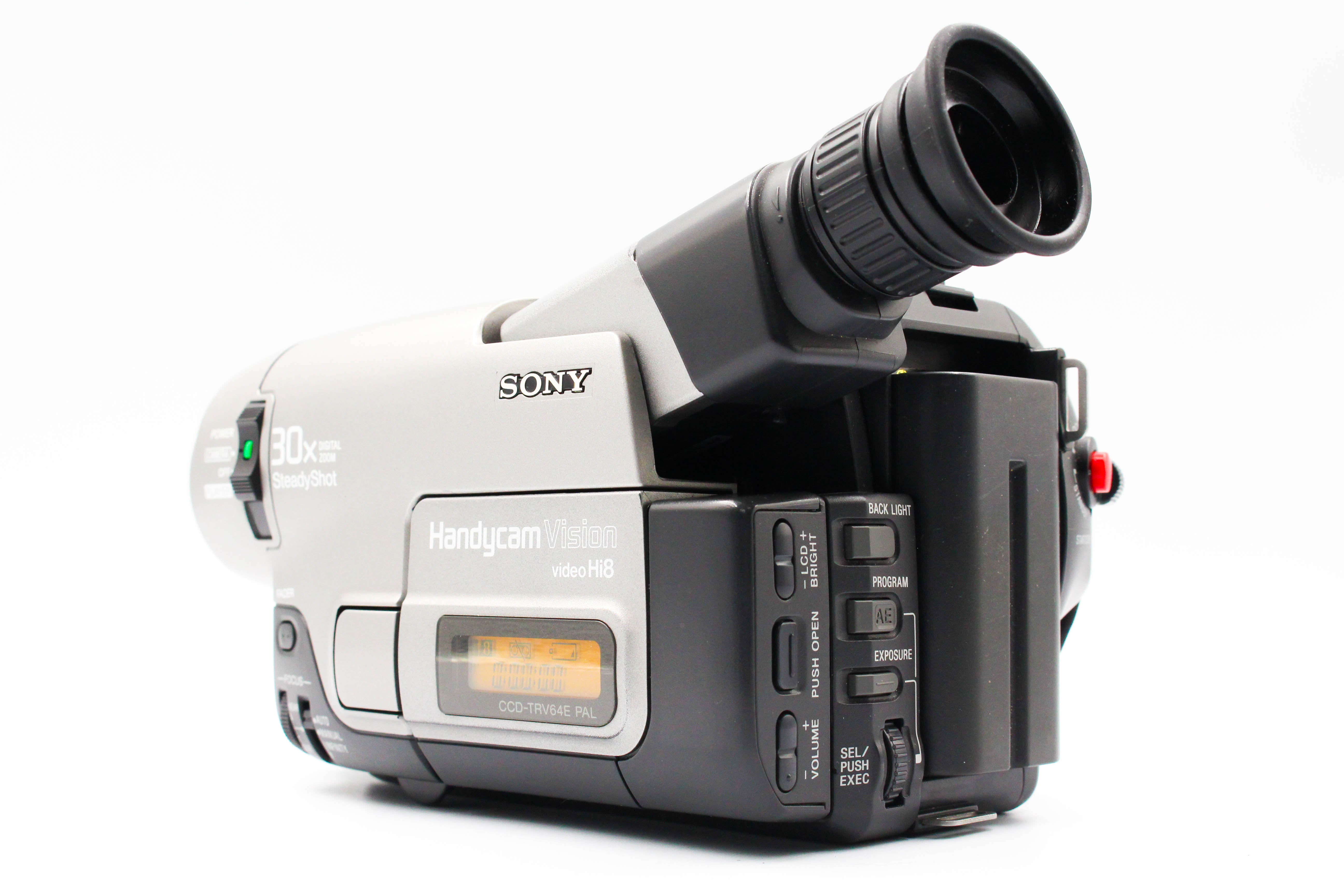 Sony CCD-TRV64E Hi8 Handycam Retro Video Camera Camcorder - Tested Bundle Excellent