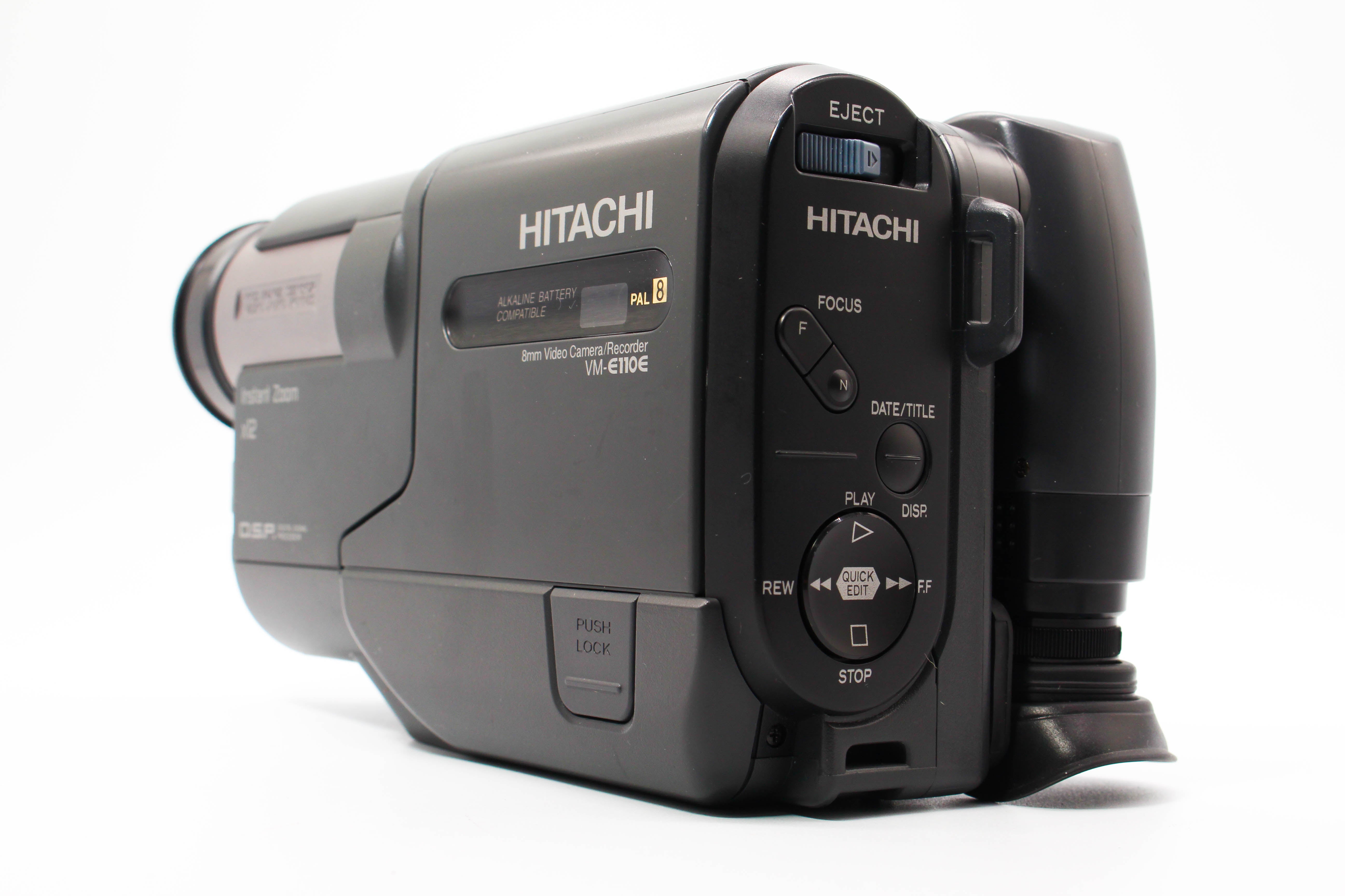 Hitachi VM-E110E Video8 8mm Handycam Camcorder Camera - Tested Bundle Excellent