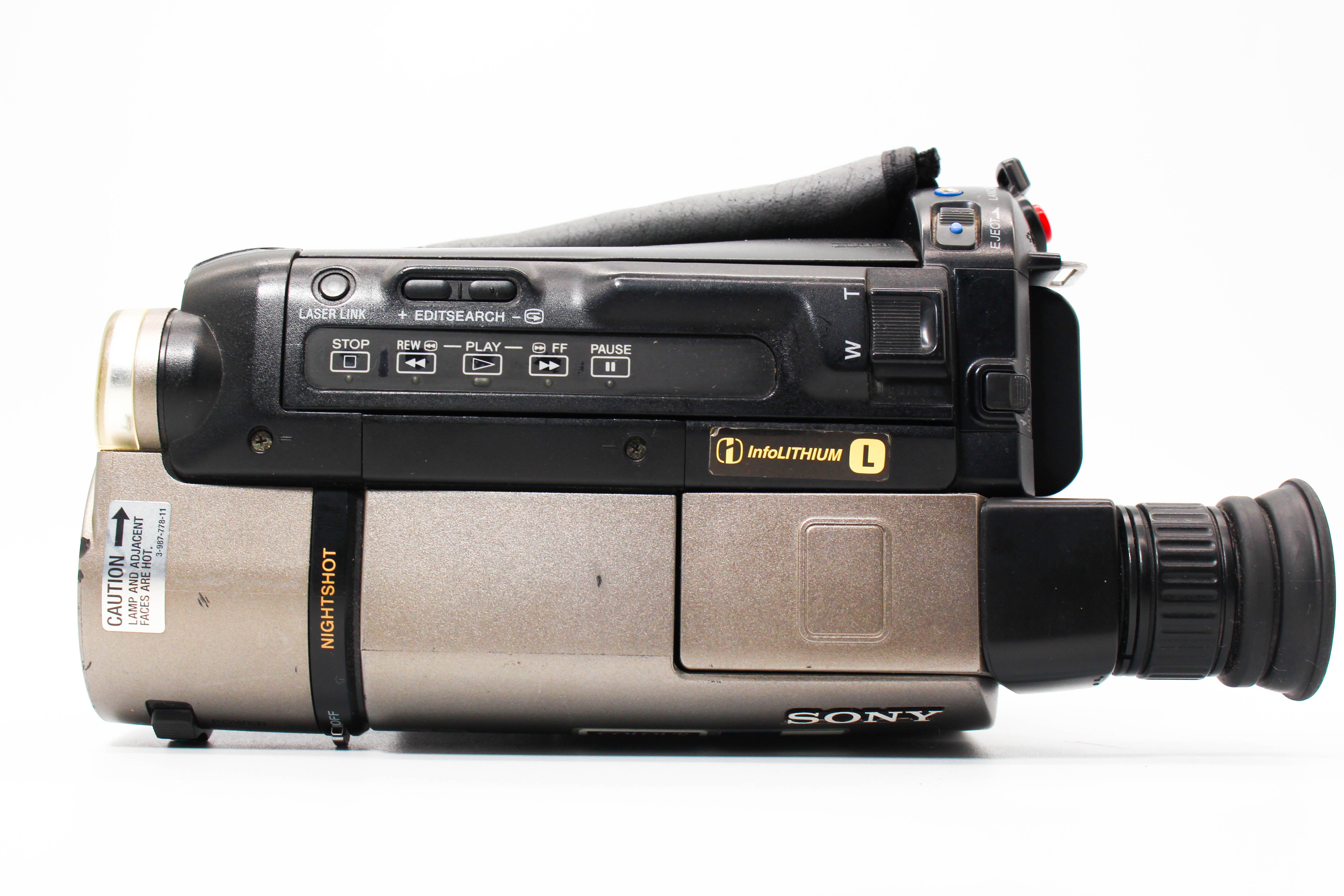 Sony CCD-TRV46E Hi8 Video8 8mm Handycam Camcorder Camera - Tested Bundle Excellent