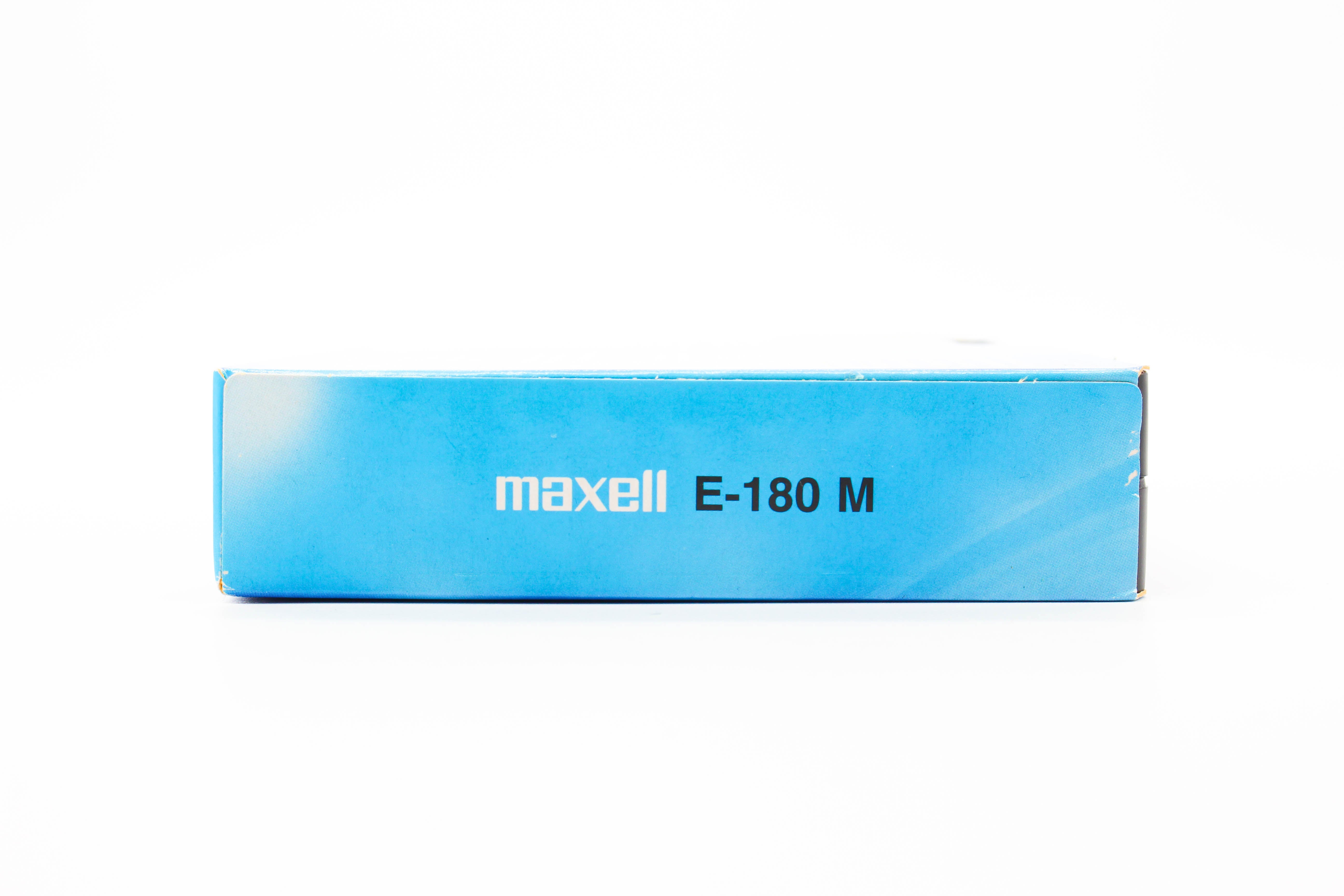 Maxell E180-M VHS Tape 3 Hour Mega Power Tape - New Sealed