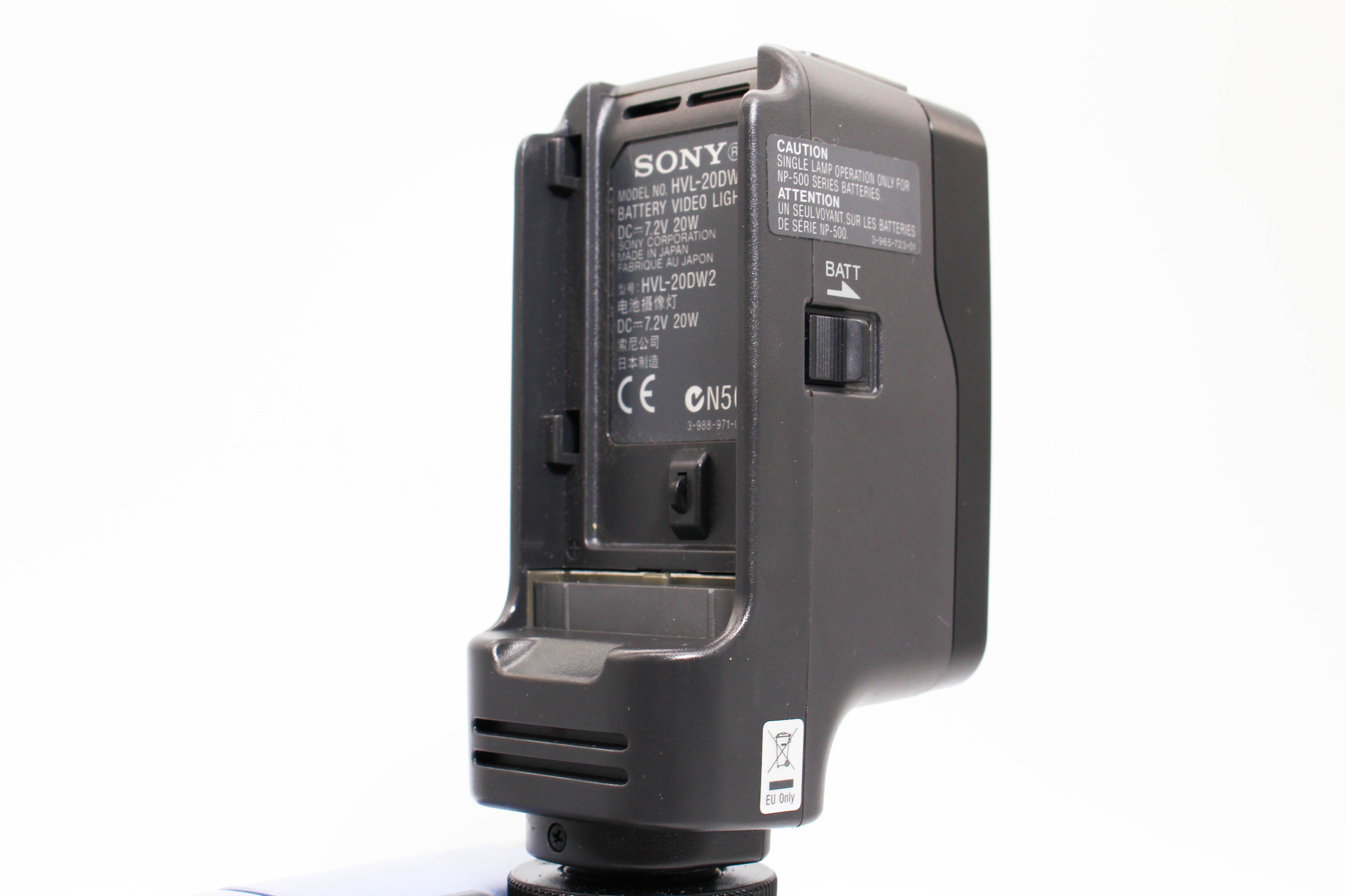 Sony HVL-20DW2 Light For Handycam Camcorder Camera - Tested Bundle Excellent Rare