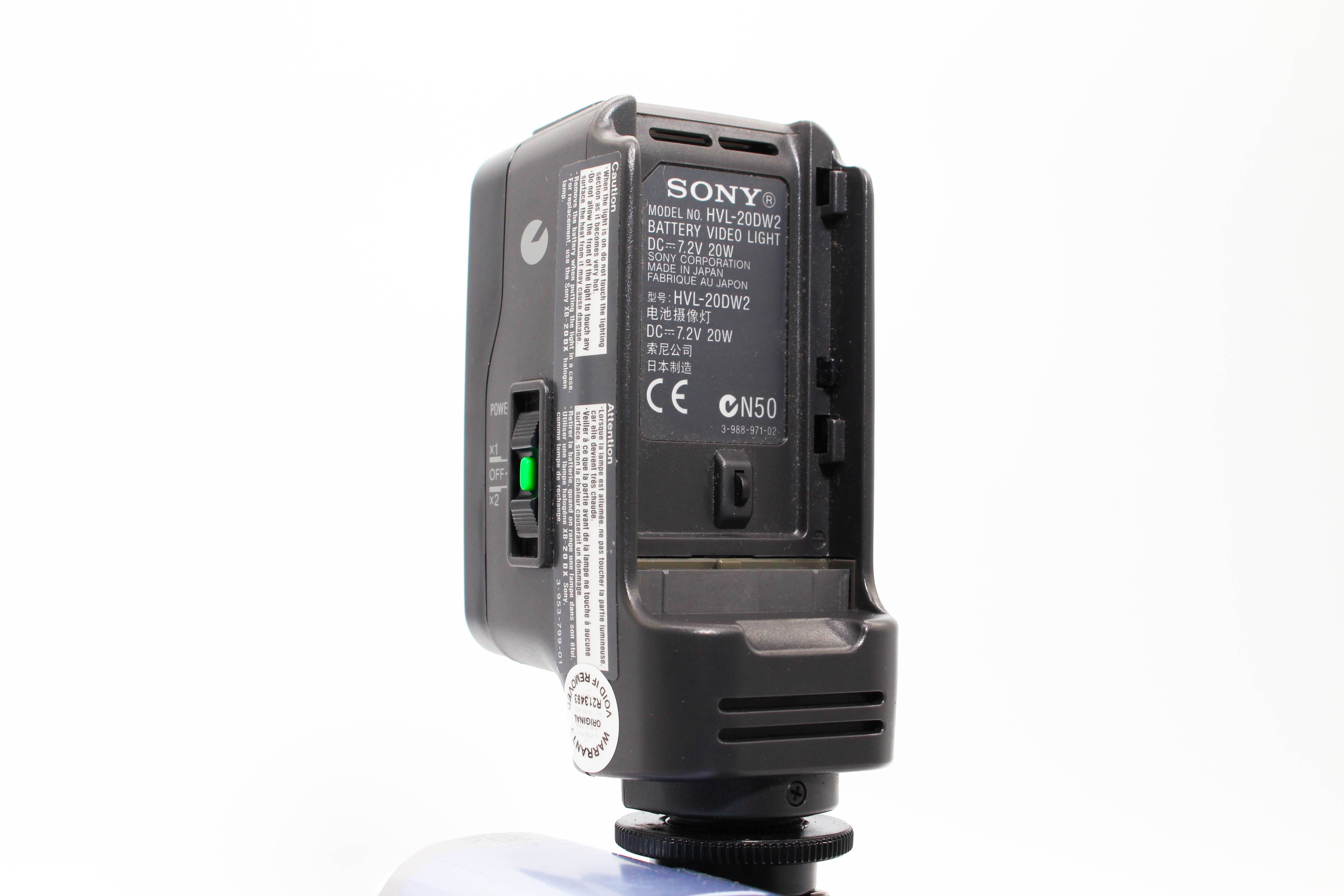 Sony HVL-20DW2 Light For Handycam Camcorder Camera - Tested Bundle Excellent Rare