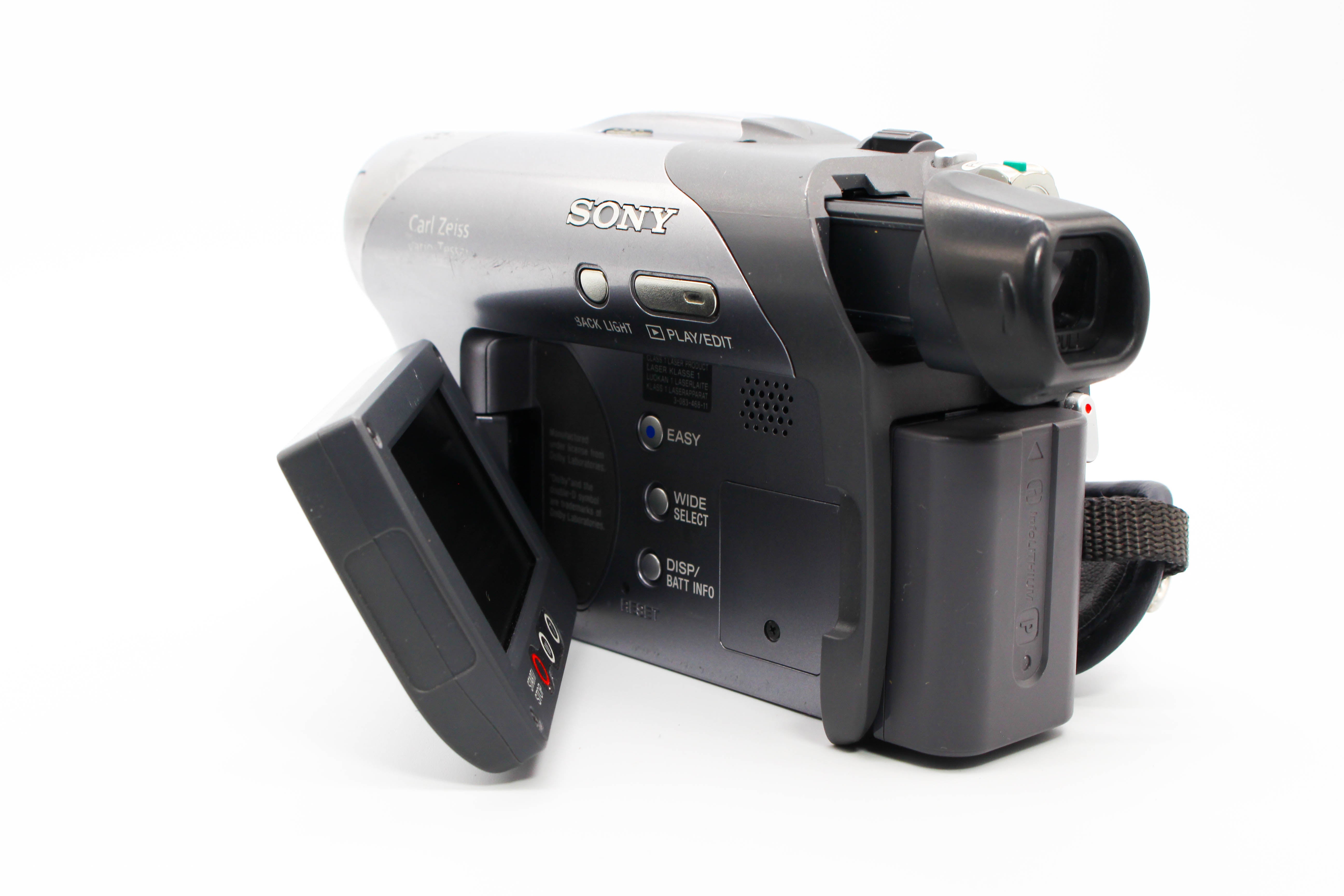 Sony DCR-DVD205E DVD Retro Handycam Camcorder Camera - Tested Bundle Good