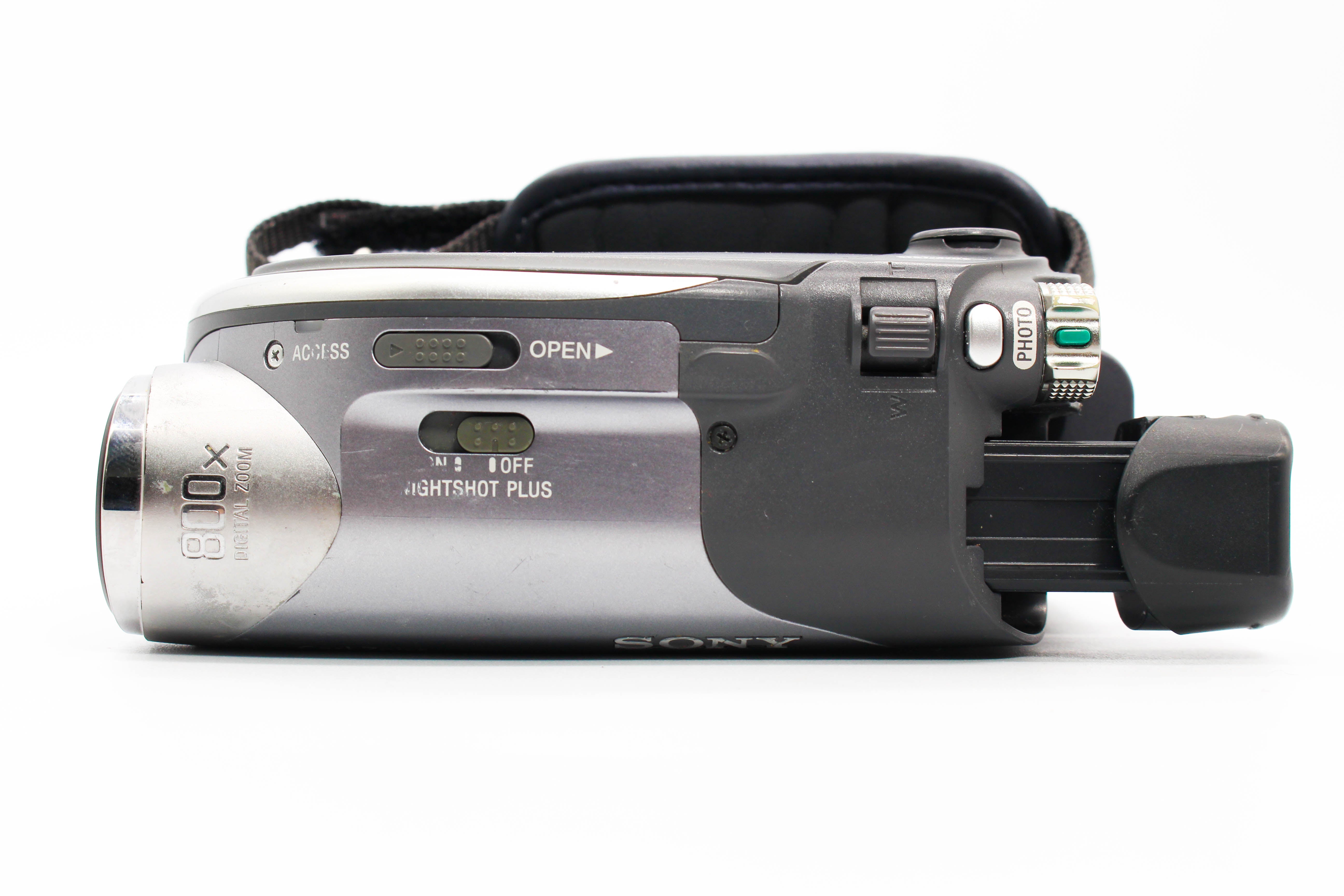 Sony DCR-DVD205E DVD Retro Handycam Camcorder Camera - Tested Bundle Good
