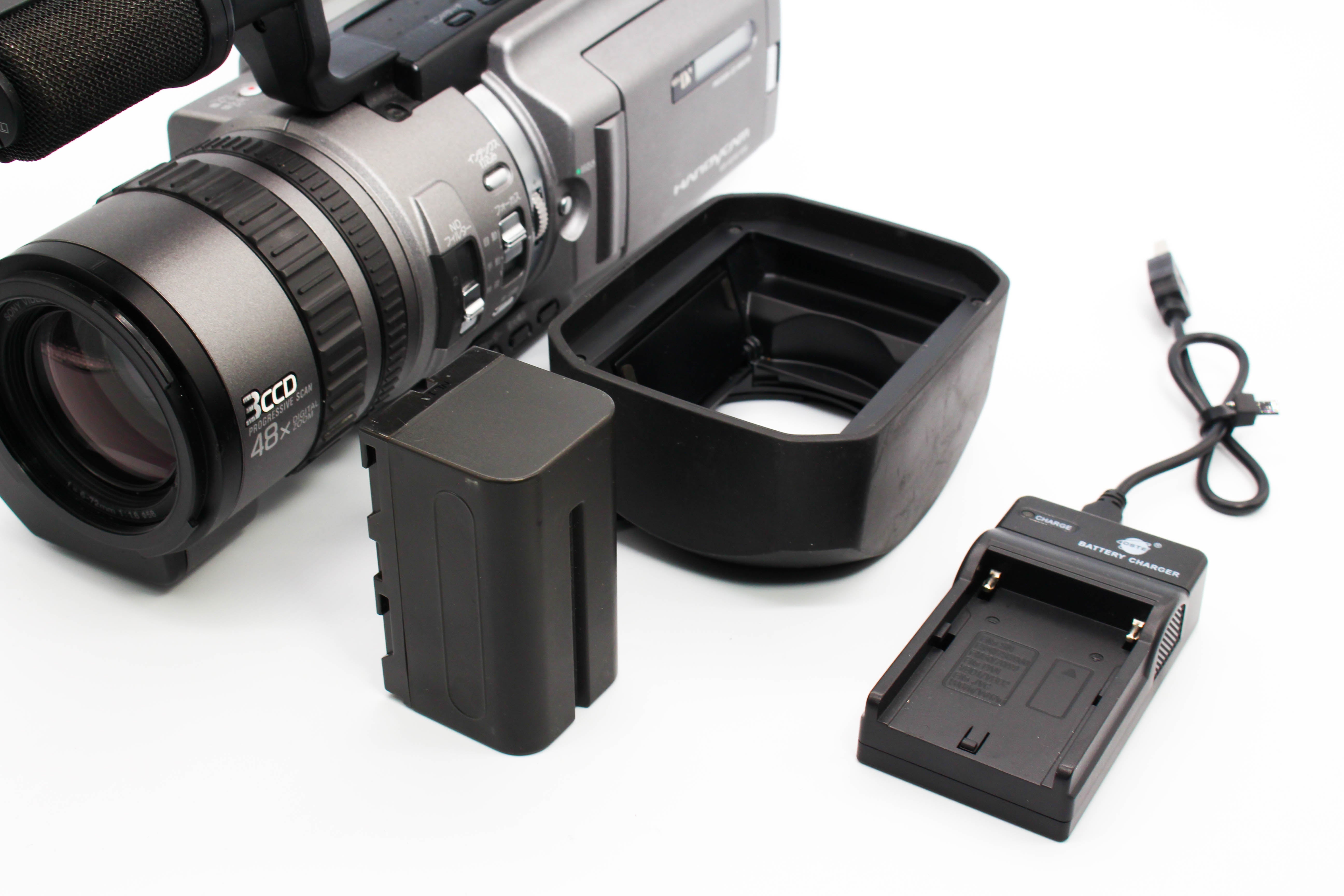 Sony DCR-VX2100 NTSC MiniDV Video Handycam Camcorder Camera - Tested Bundle Excellent