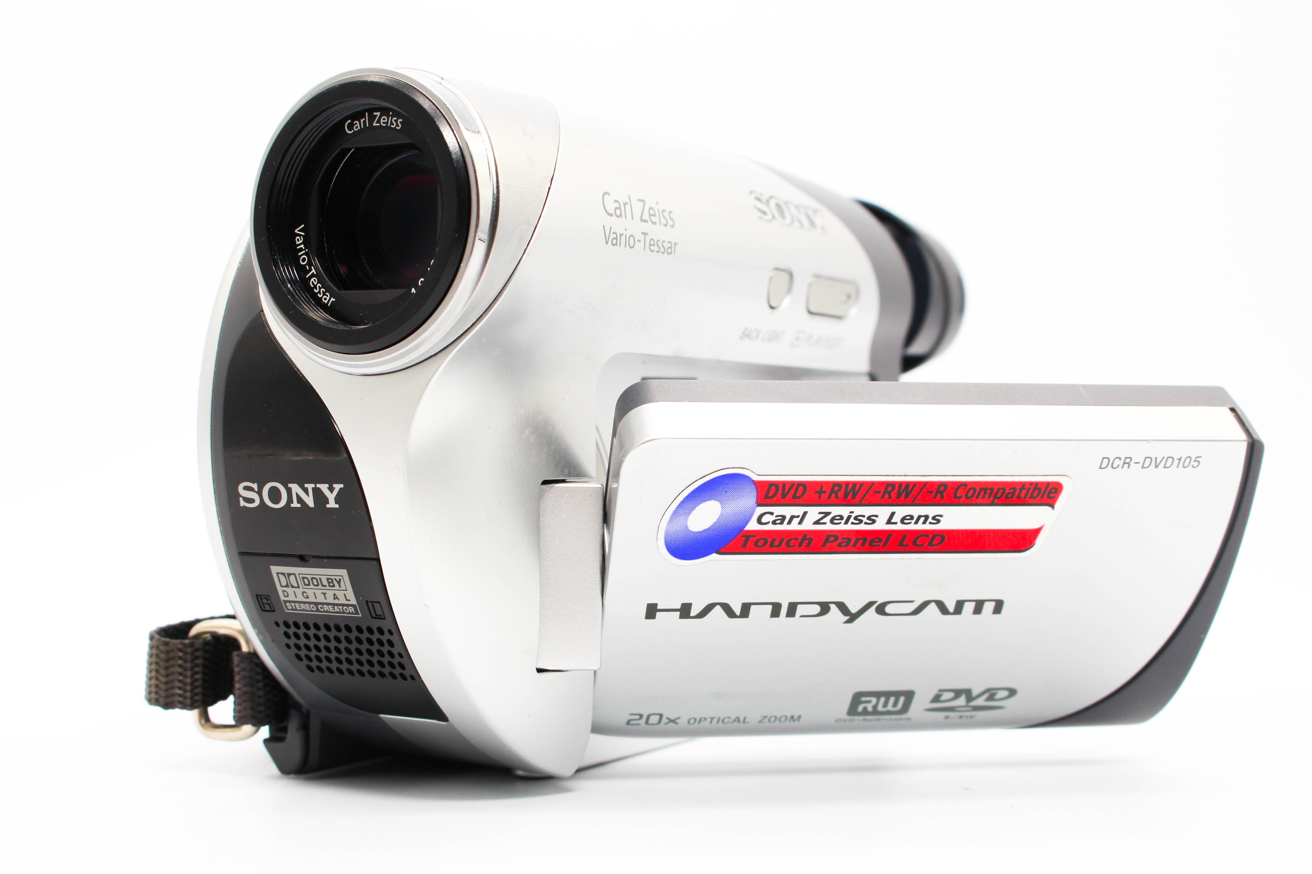 Sony DCR-DVD105E DVD Retro Video Handycam Camcorder Camera - Tested Bundle Excellent
