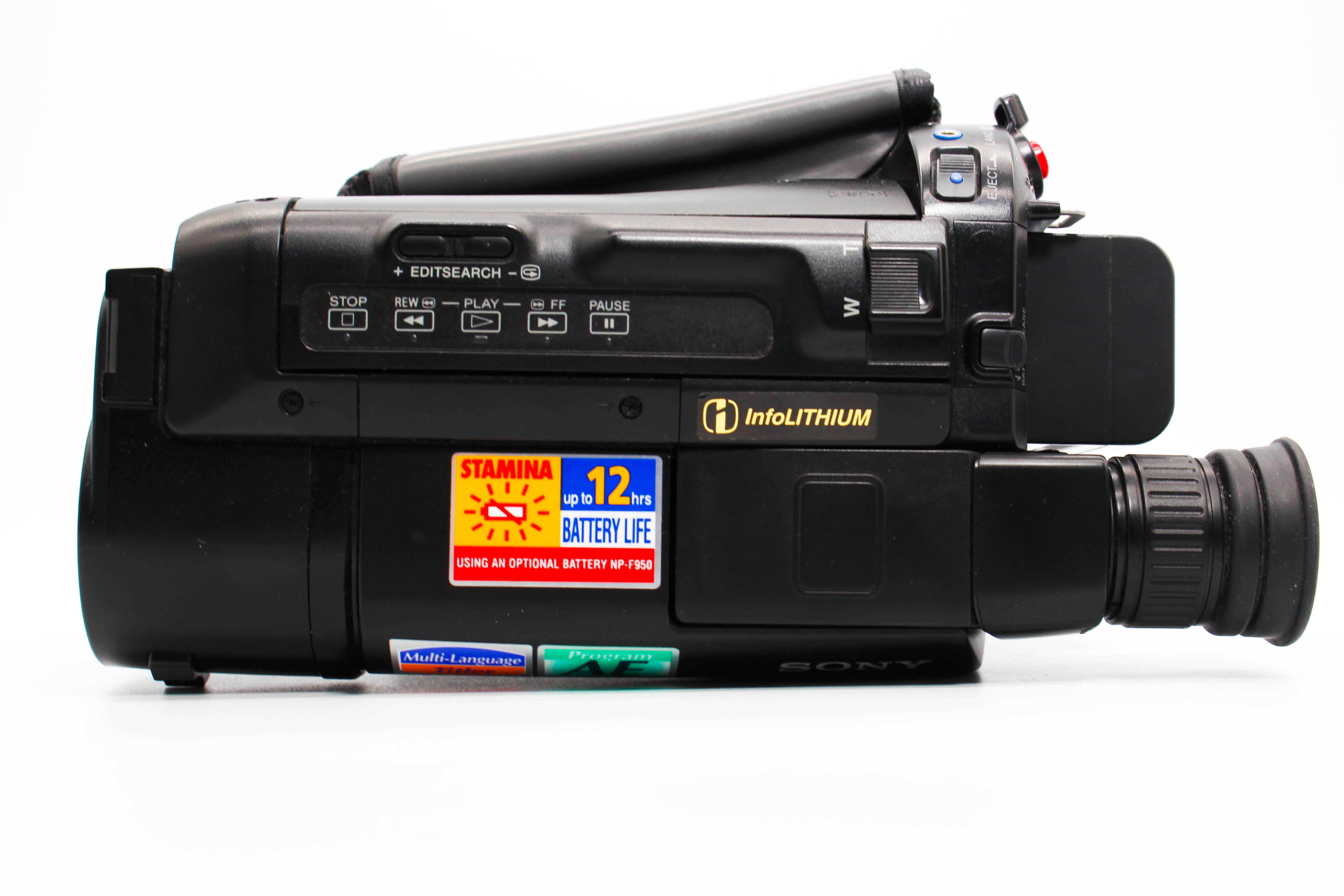 Sony CCD-TR411E Video8 8mm Handycam Camcorder Camera - Tested Bundle Excellent