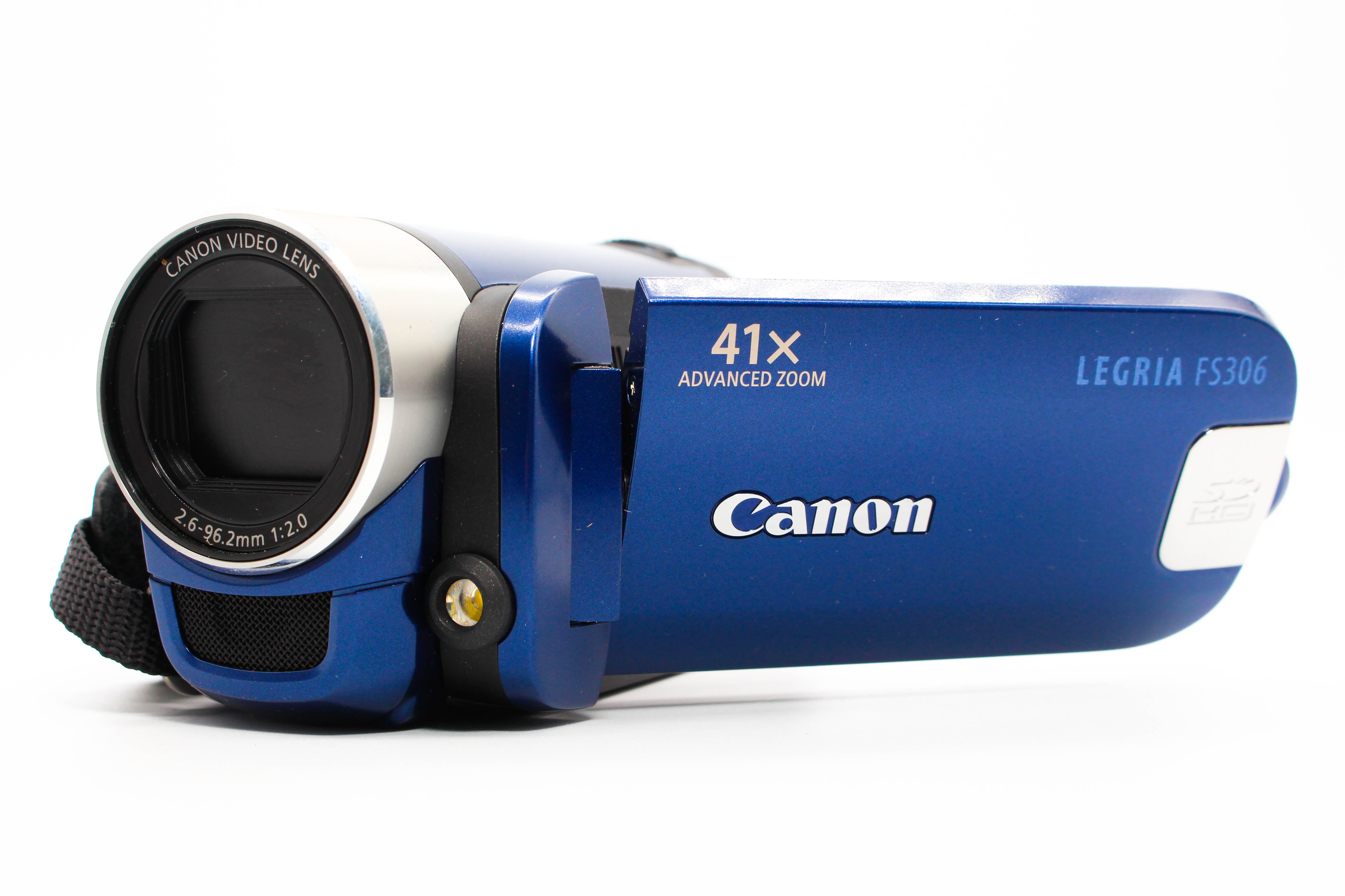 Canon Legria FS306 E HD SD Card Video Handycam Camcorder Camera - Tested Bundle Excellent