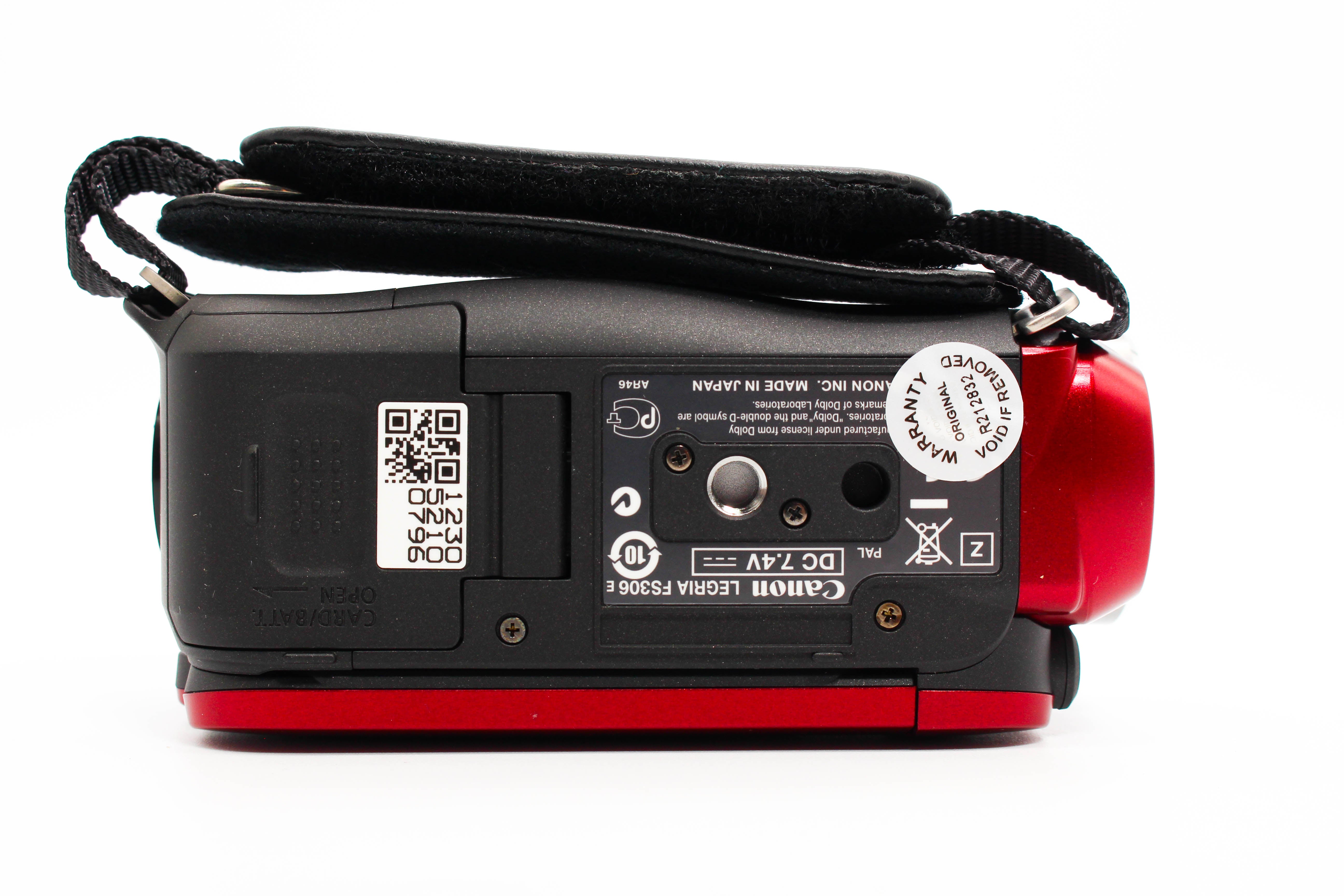 Canon Legria FS306 E HD SD Card Video Handycam Camcorder Camera - Tested Bundle Excellent