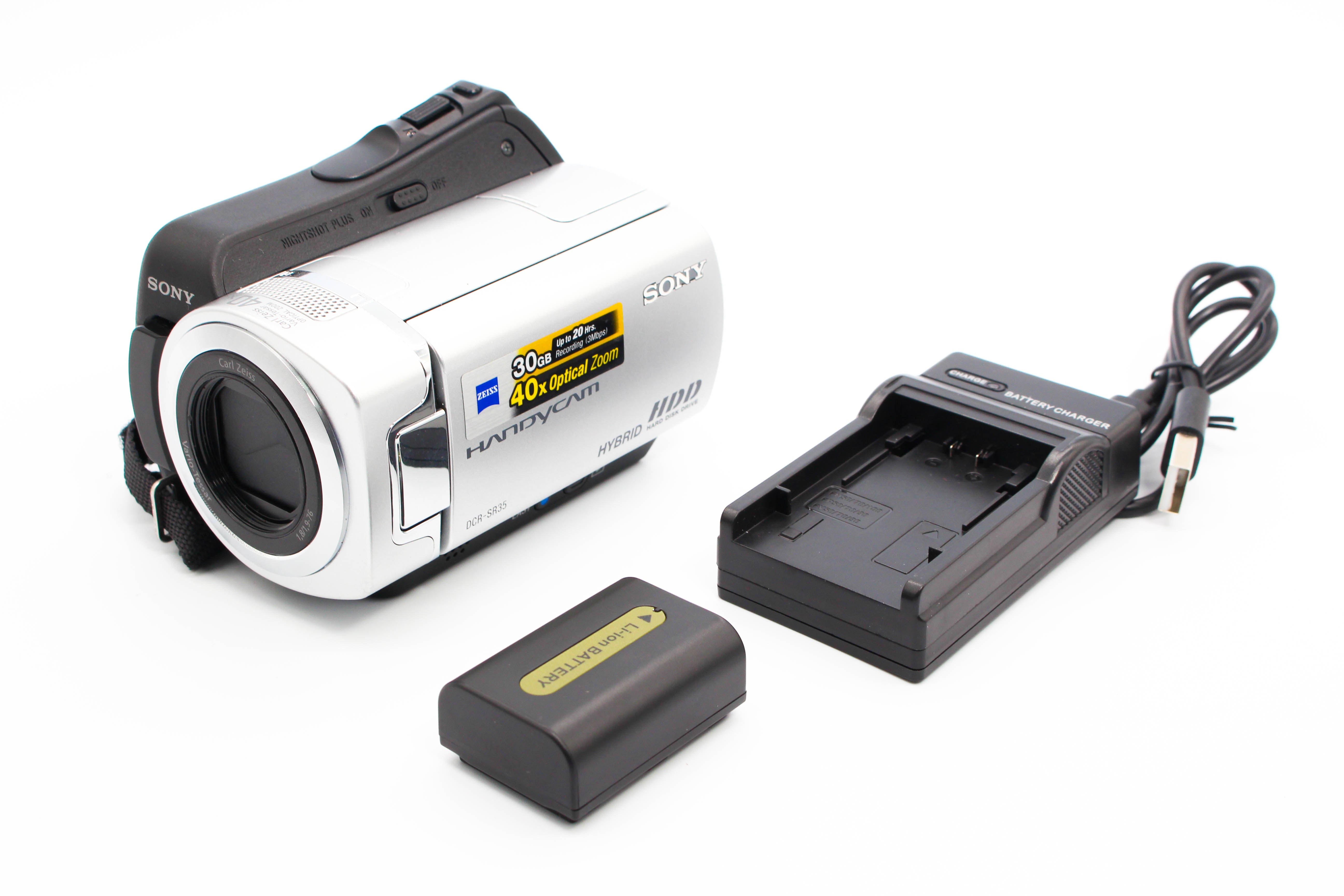 Sony DCR-SR35E HD HDD Video Handycam Camcorder Camera - Tested Bundle Excellent