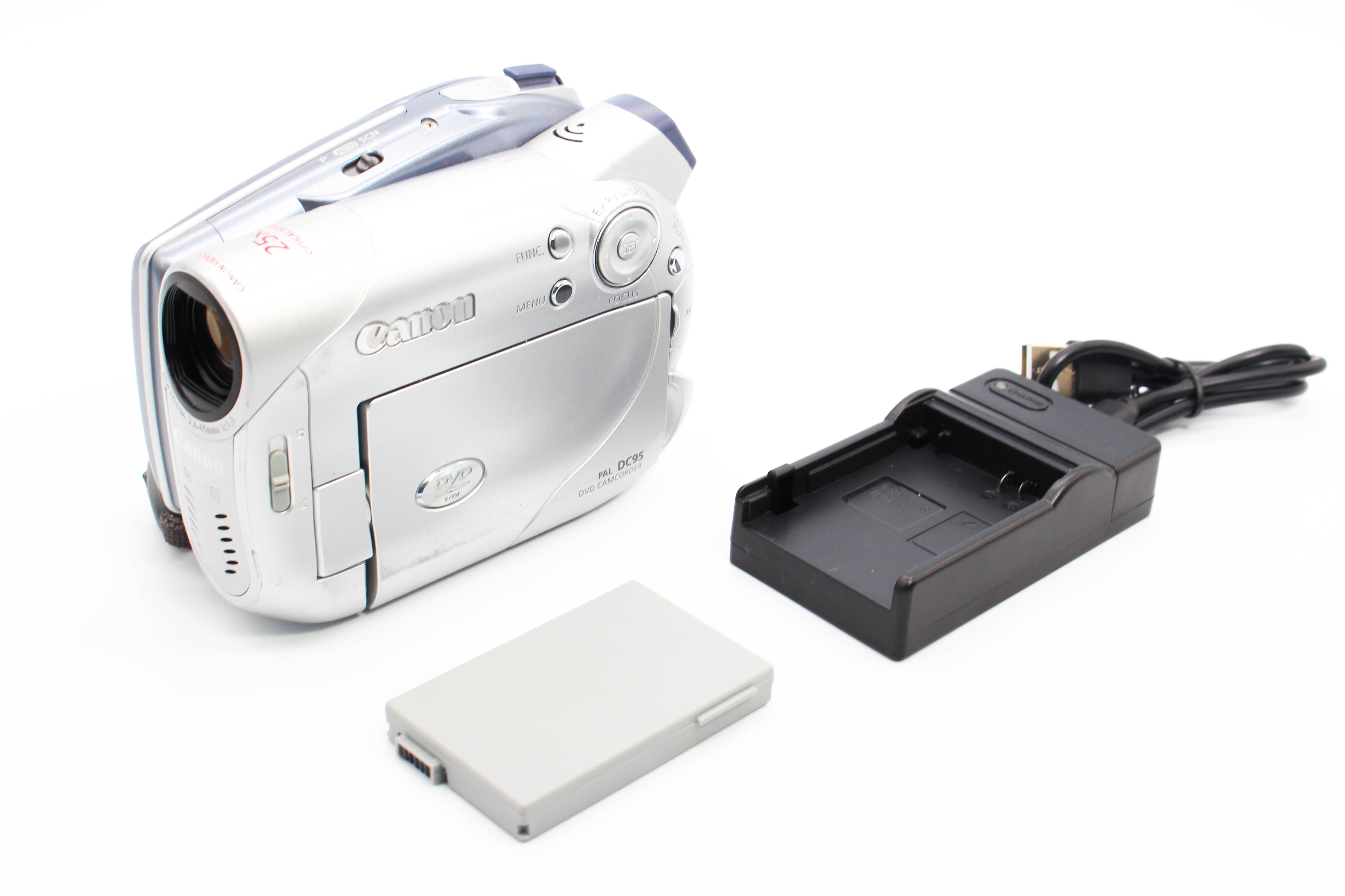 Canon DC95 E DVD Retro Video Handycam Camcorder Camera - Tested Bundle Good