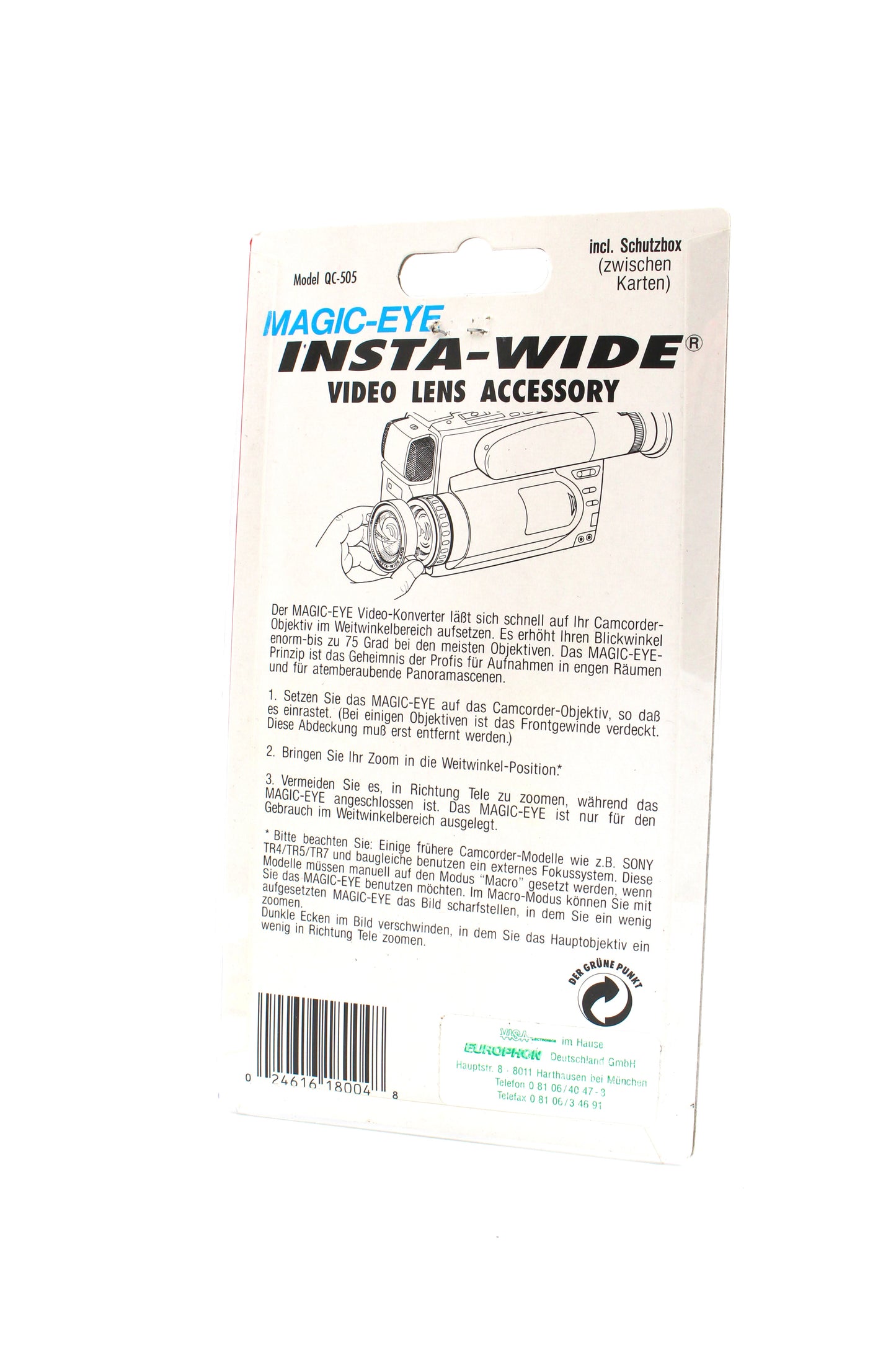 Raynox Insta-Wide QC-505 Clip-on Wide Angle Lens (34mm - 46mm)