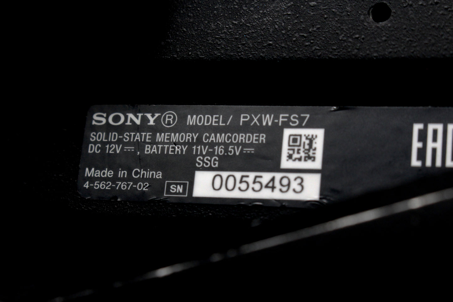 Sony PXW-FS7 Cinema Line 4K Digital Video Camera Body