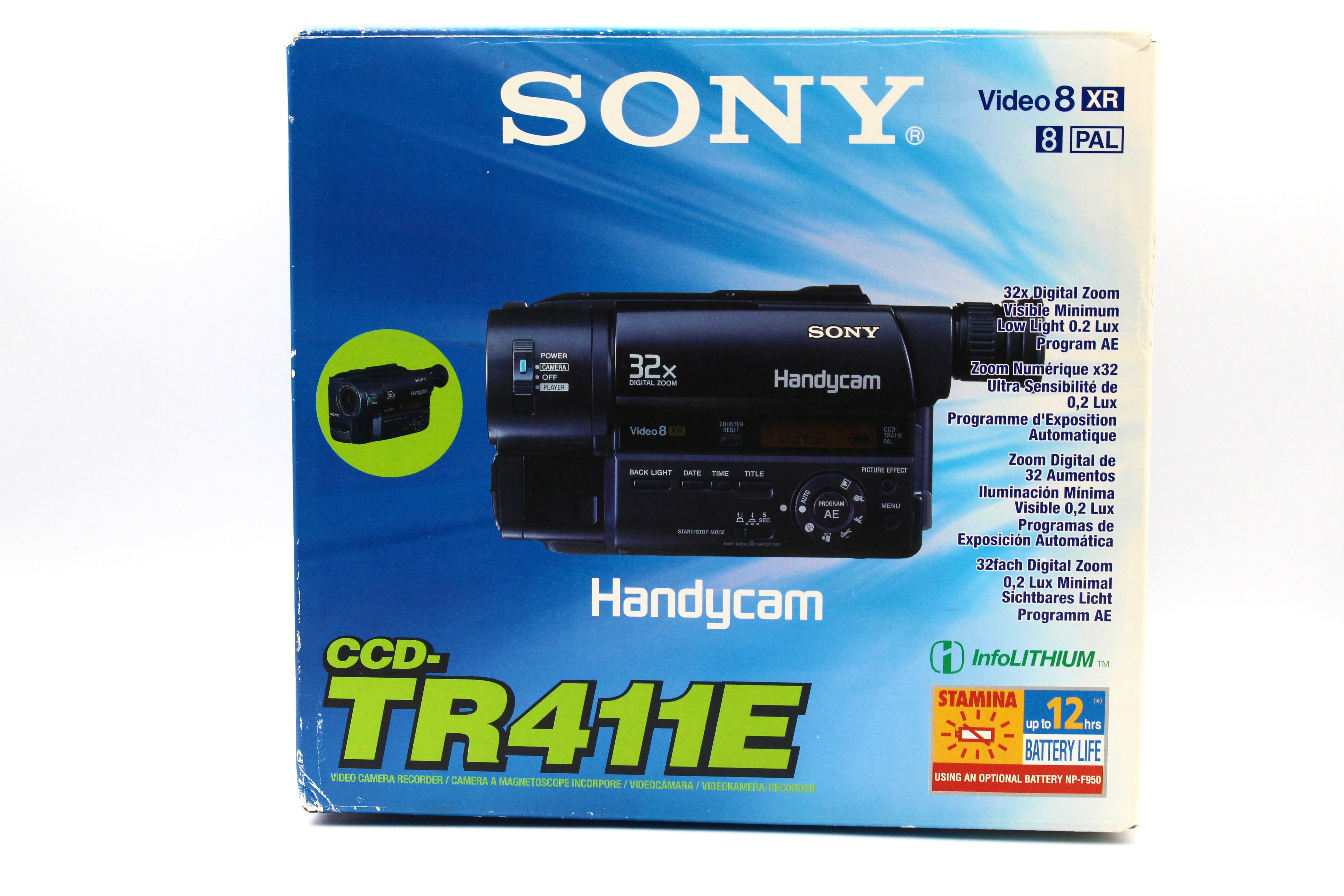 Sony CCD-TR411E Hi8 Video8 Analog Tape Video Camcorder Camera Handycam - Tested Bundle Excellent