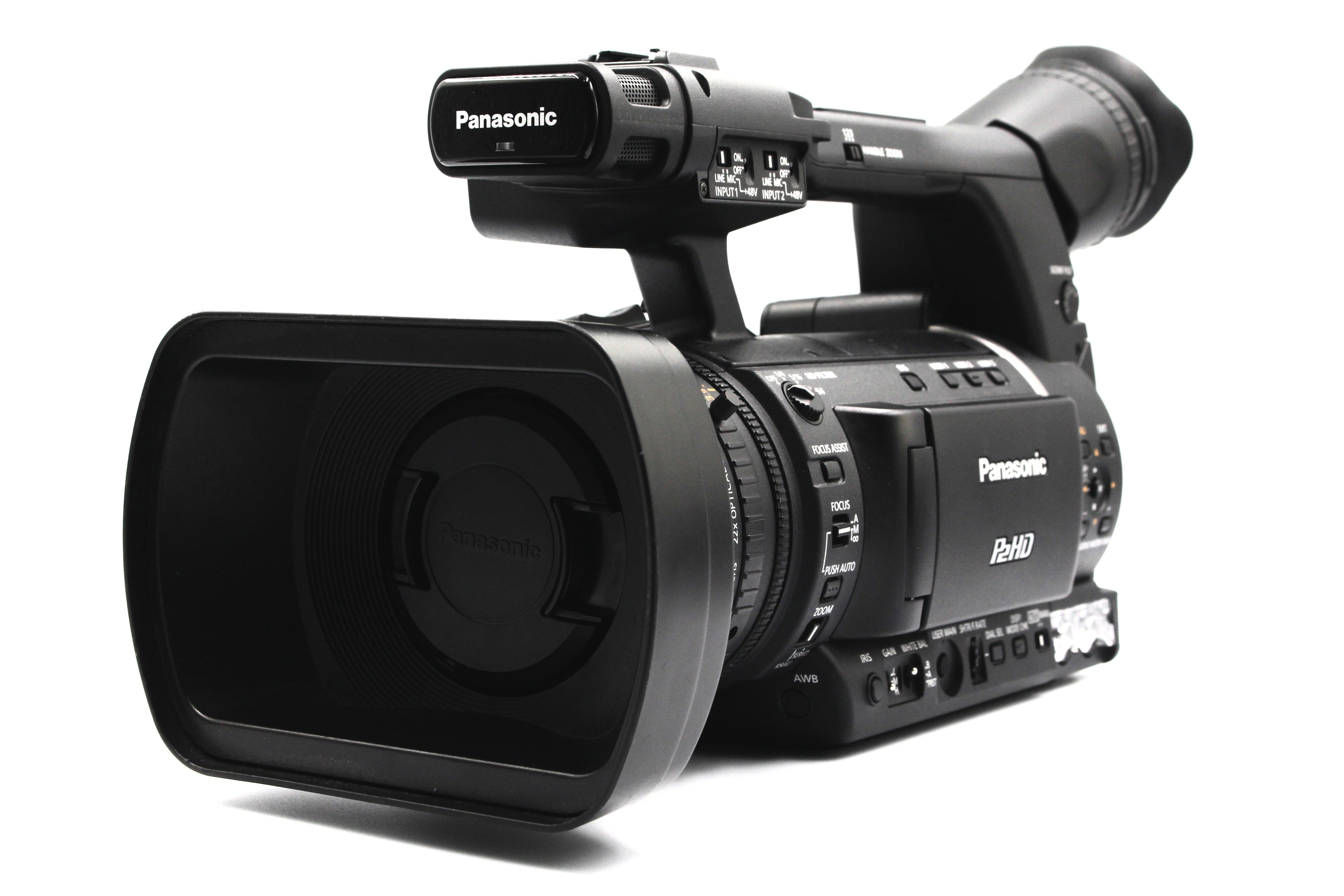 Panasonic AG-HPX250EJ P2 Digital Video Camcorder - Tested Bundle Excellent