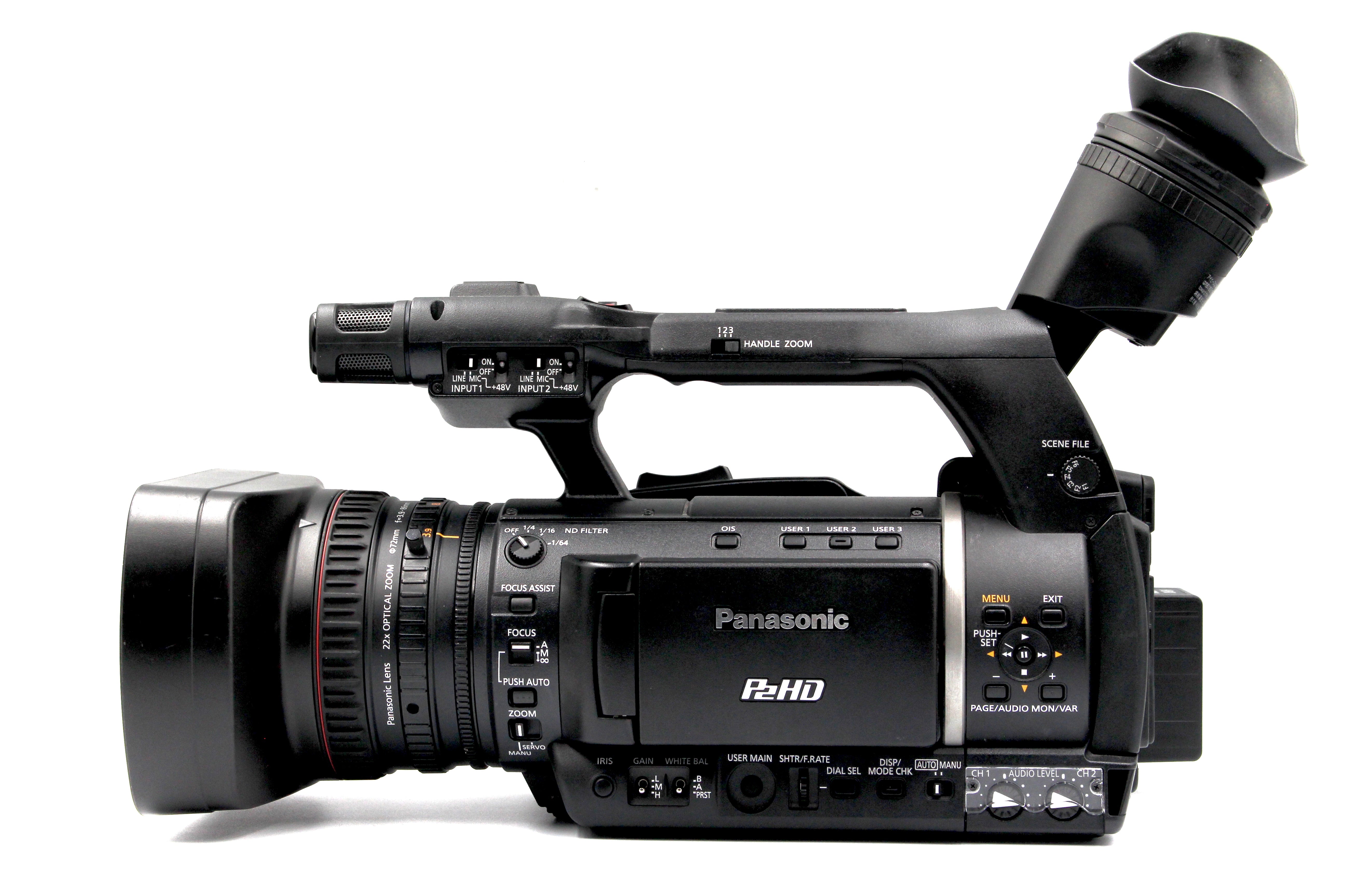 Panasonic AG-HPX250EJ P2 Digital Video Camcorder - Tested Bundle Excellent Mint