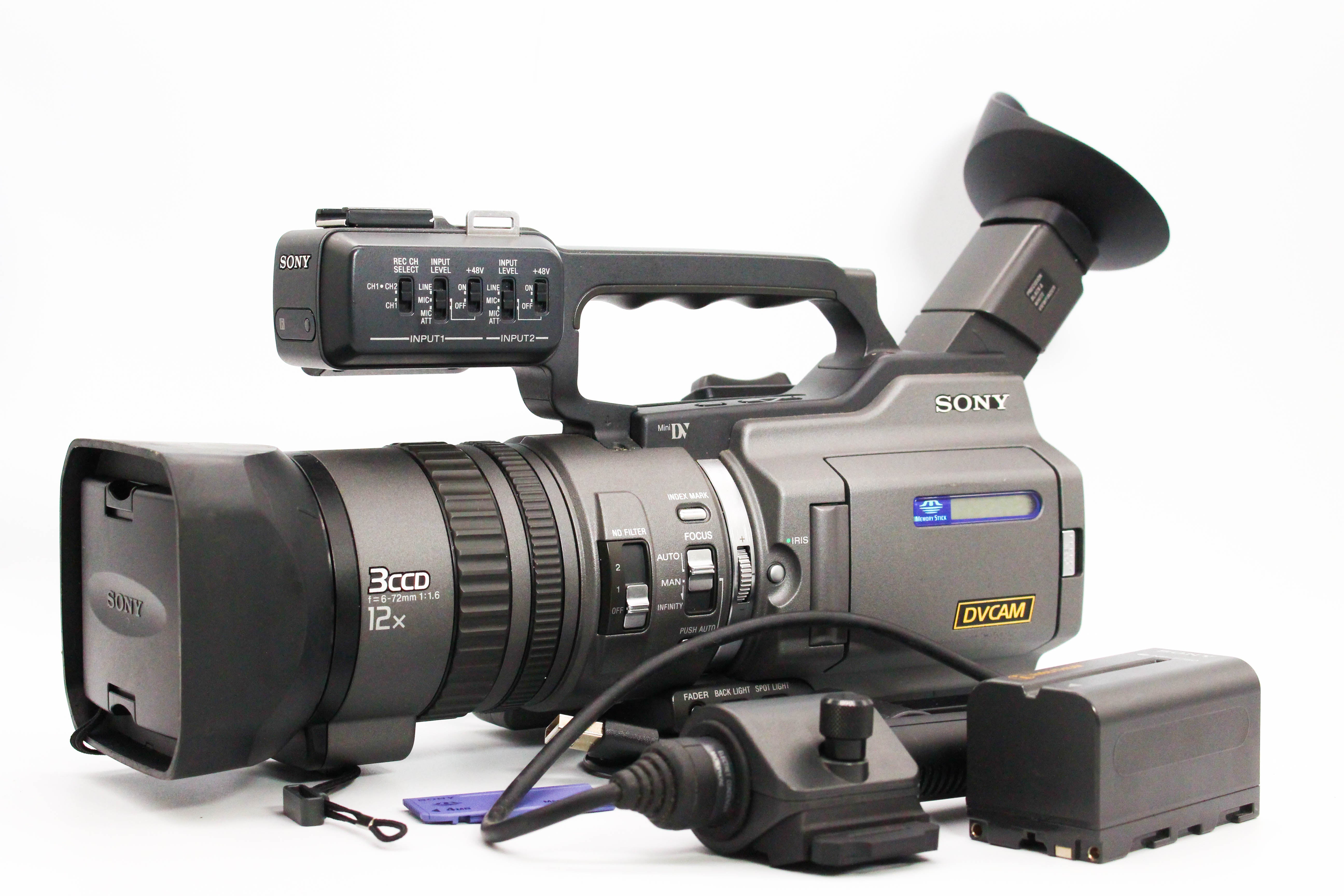 Sony DSR-PD150P MiniDV Digital Video Handycam Camcorder Camera - Tested Bundle Excellent