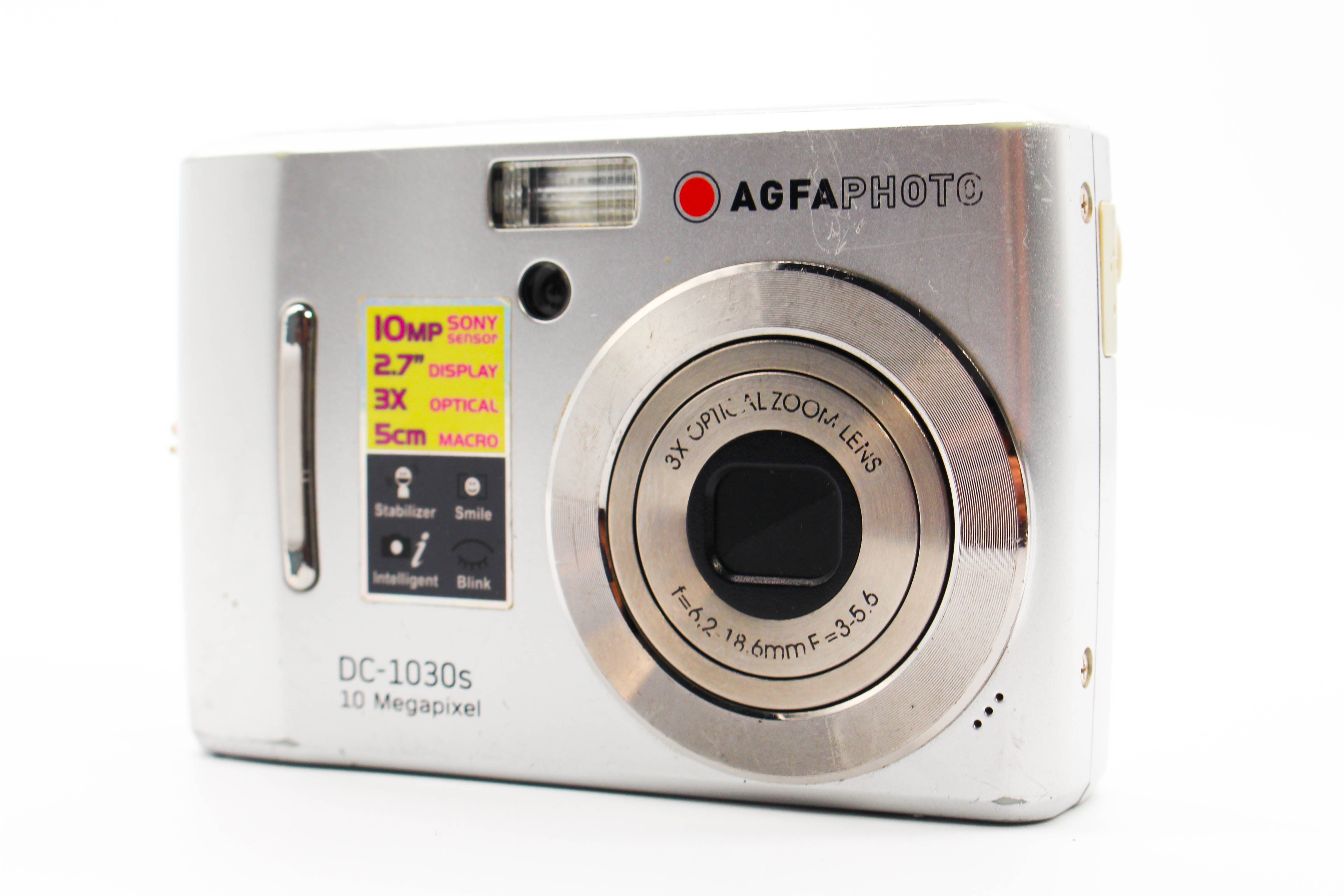 AGFA DC-1030S SD Card Digital Compact Photo Video Camera Digicam - Tested Bundle