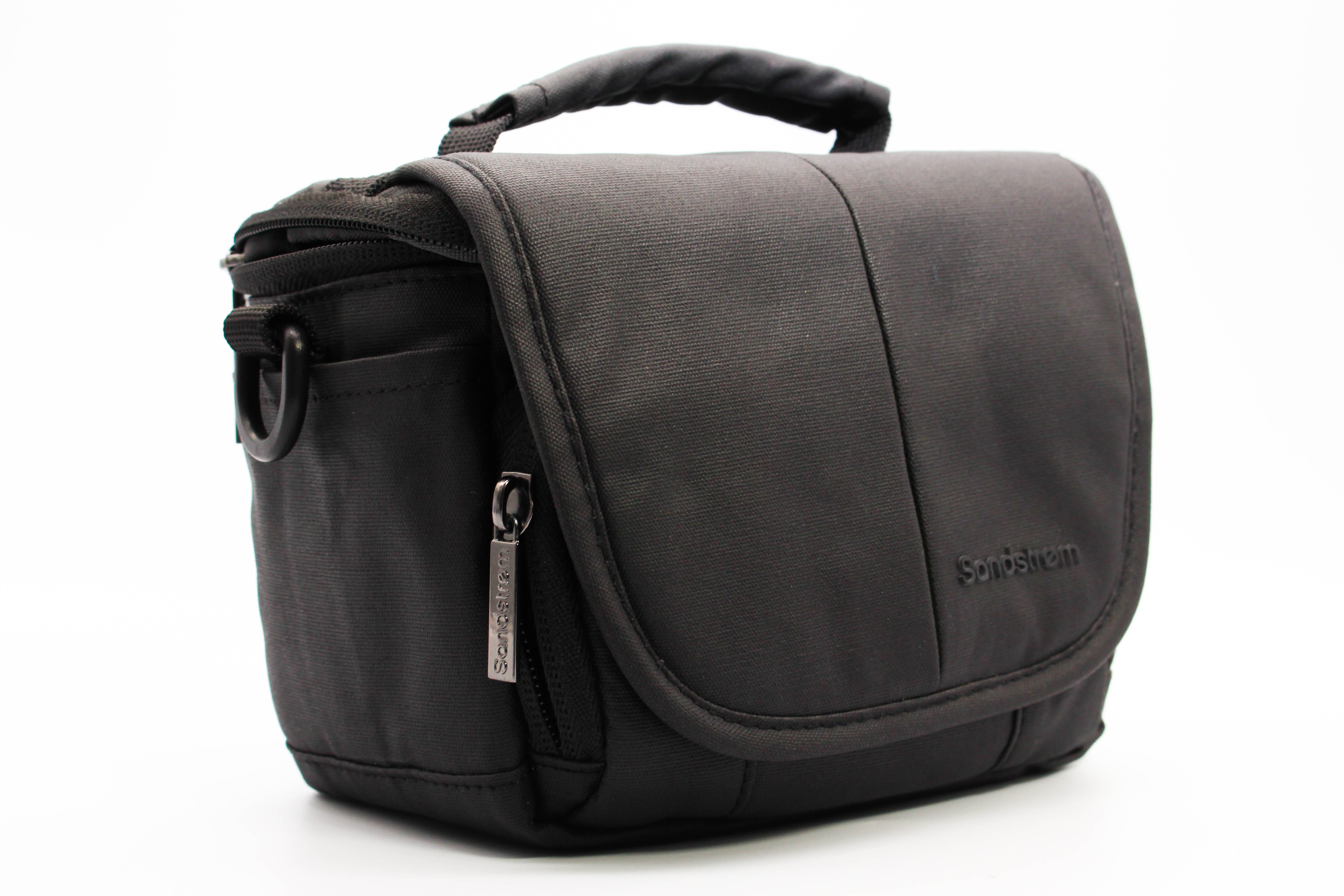 Sandstrom Small Camera Carry Pouch Bag For Camcorders Digicam Compact Cameras Black - Excellent