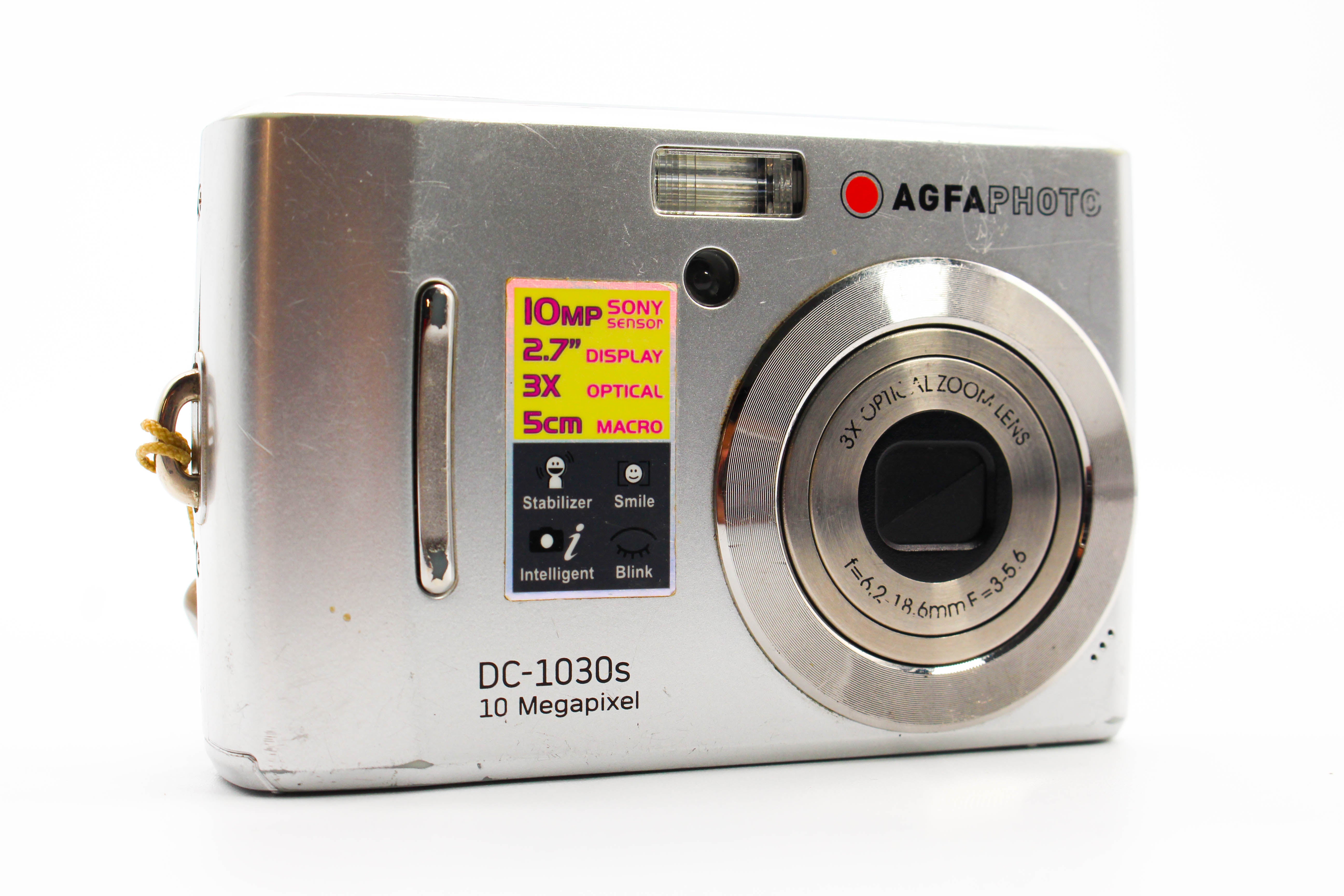 AGFA DC-1030S SD Card Digital Compact Photo Video Camera Digicam - Tested Bundle