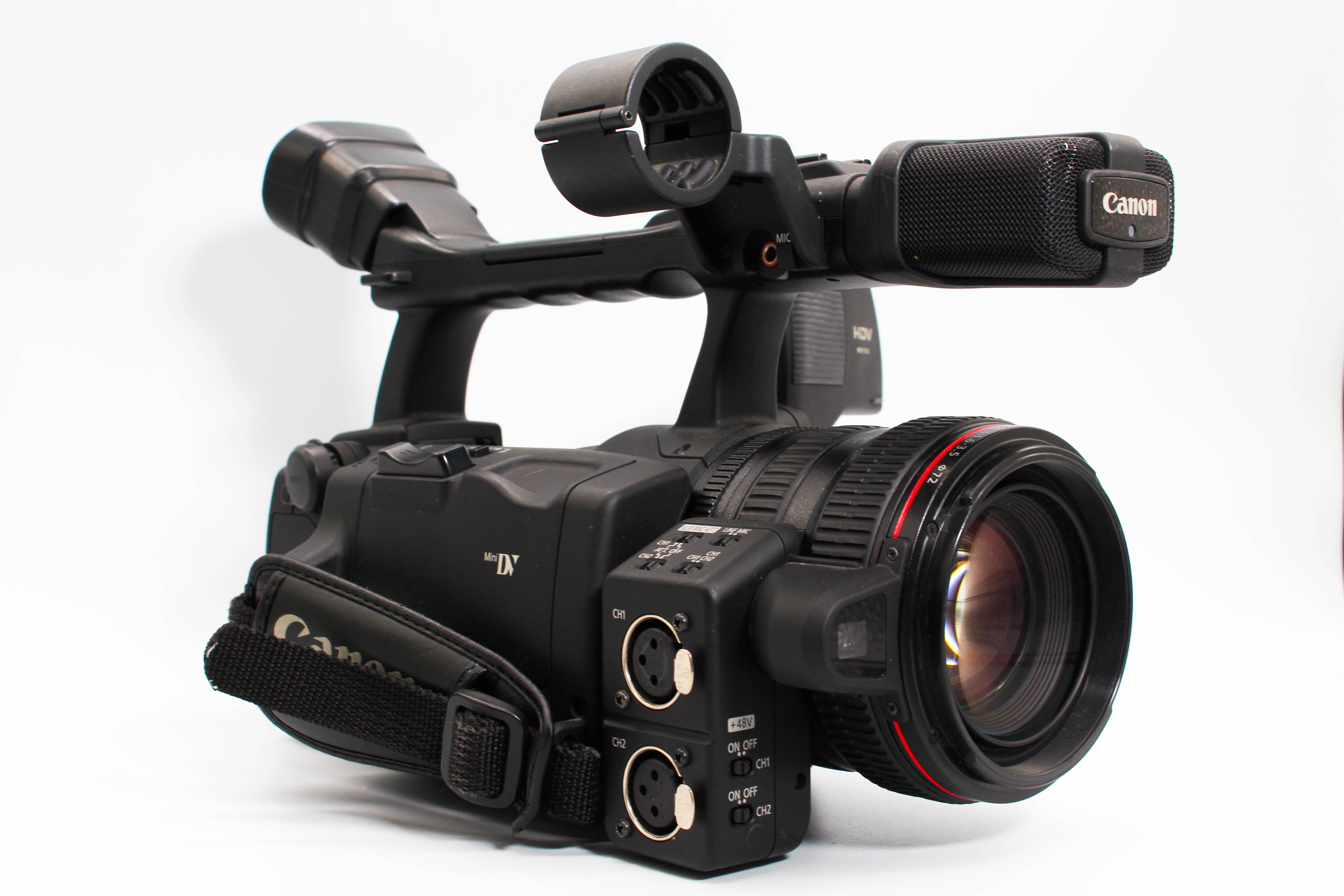 Canon XH-A1E HDV MiniDV Digital Video Handycam Camcorder Camera (Read) - Tested Bundle