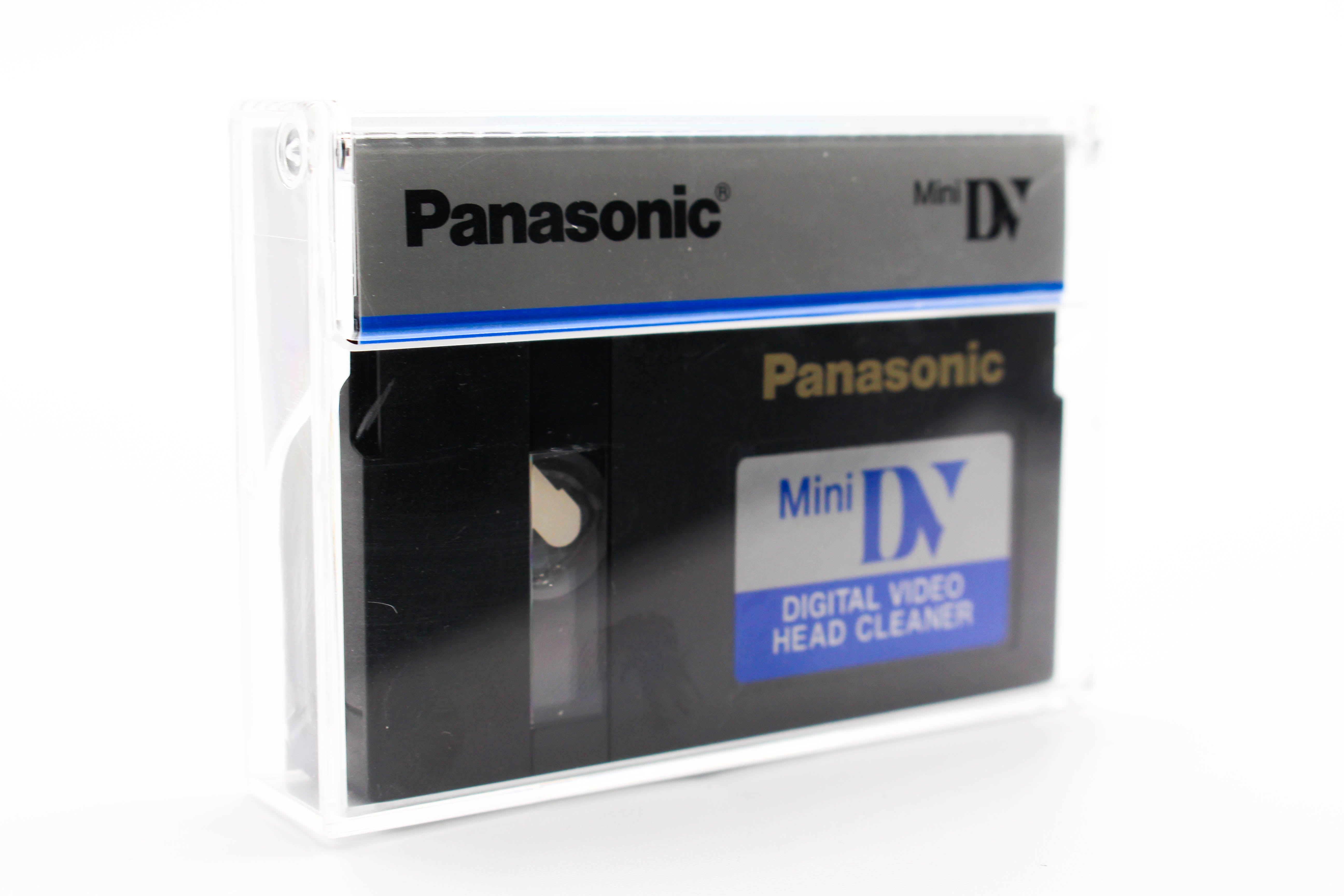 Panasonic MiniDV Digital Video Cassette Cleaning Tape AY-DVMCLWW Head Cleaner For Handycam Camcorder Camera- Tested Excellent (Used)
