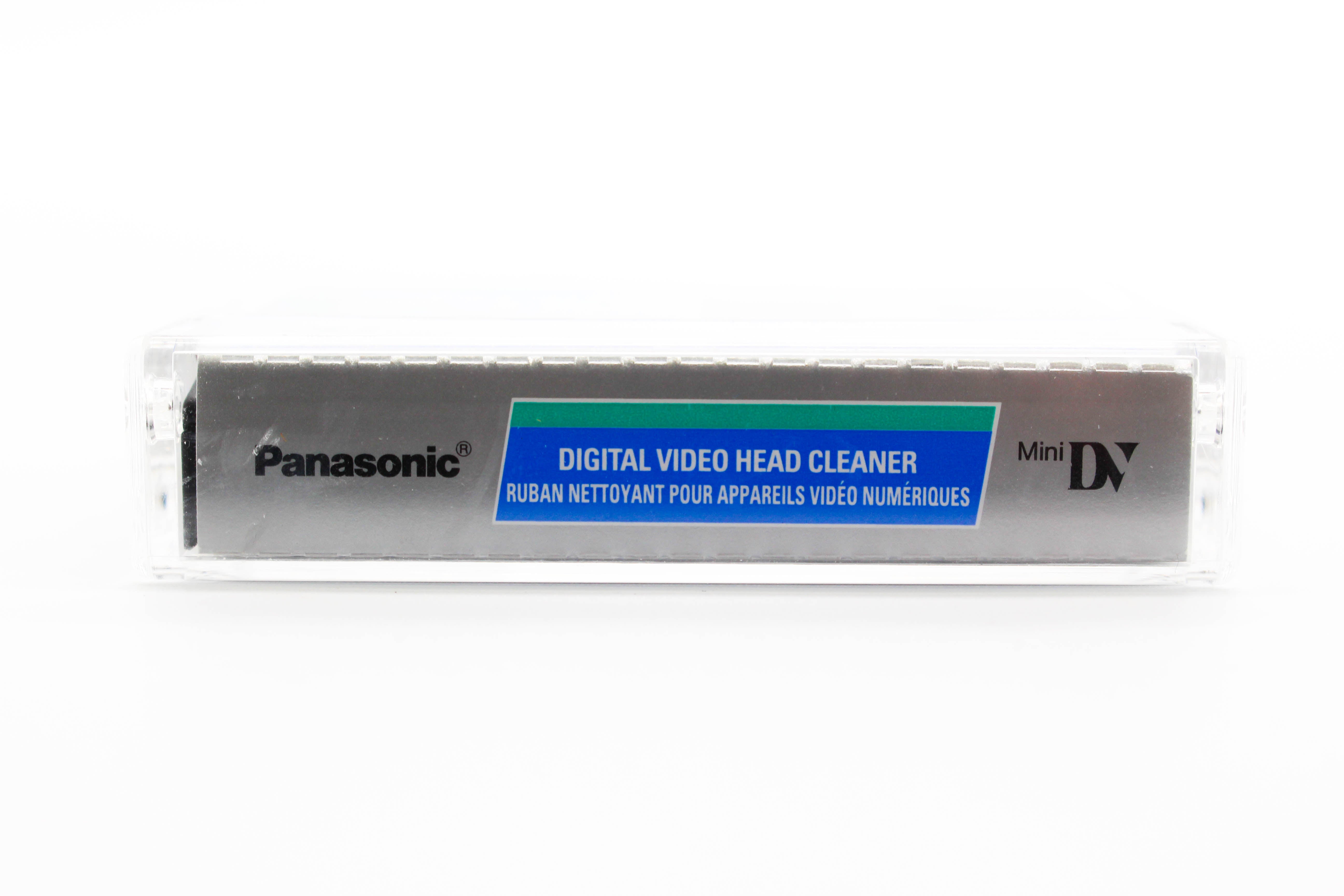 Panasonic MiniDV Digital Video Cassette Cleaning Tape AY-DVMCLWW Head Cleaner For Handycam Camcorder Camera- Tested Excellent (Used)
