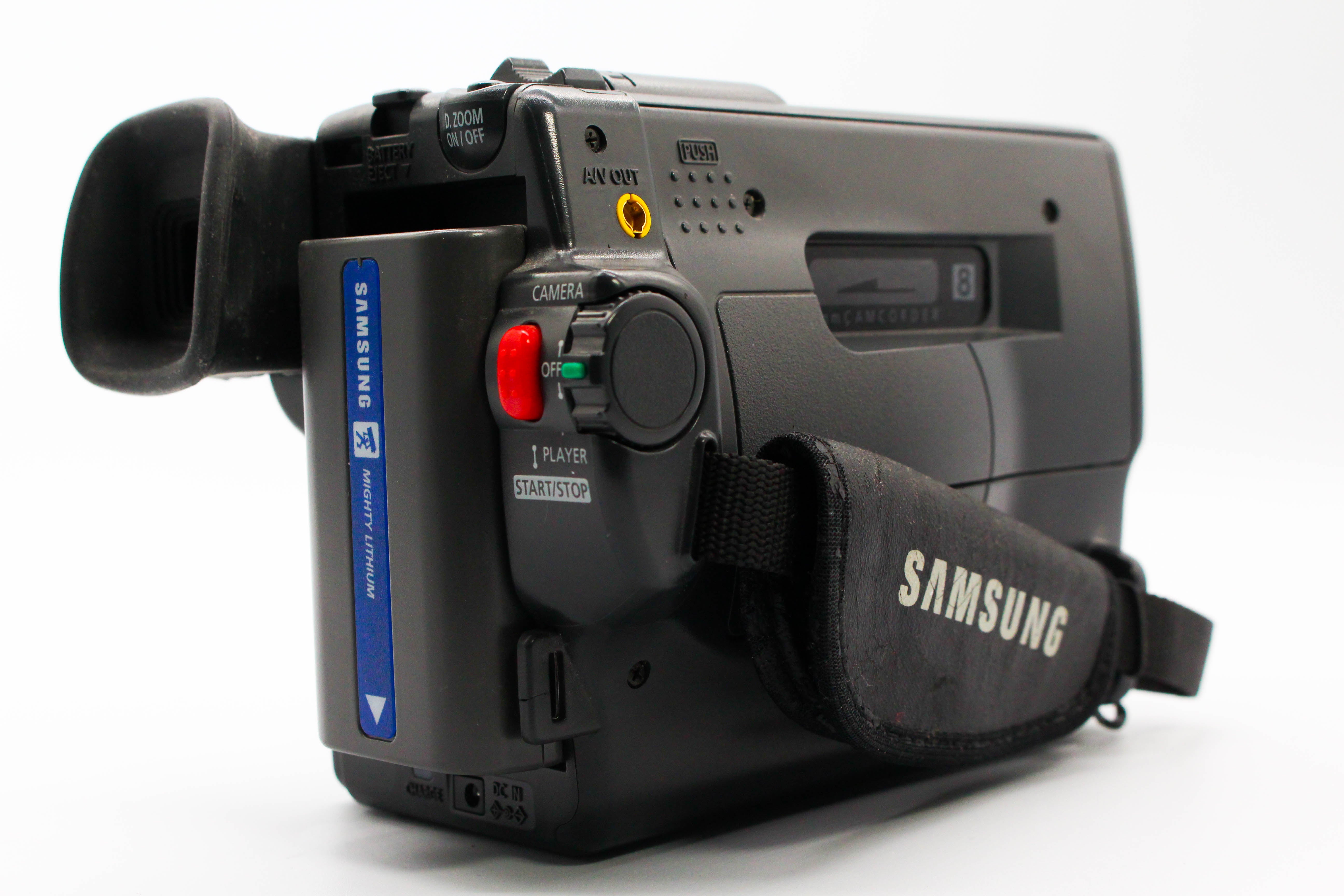 Samsung VP-W60B Video8 8mm Handycam Camcorder Camera (Read) - Tested Bundle Excellent