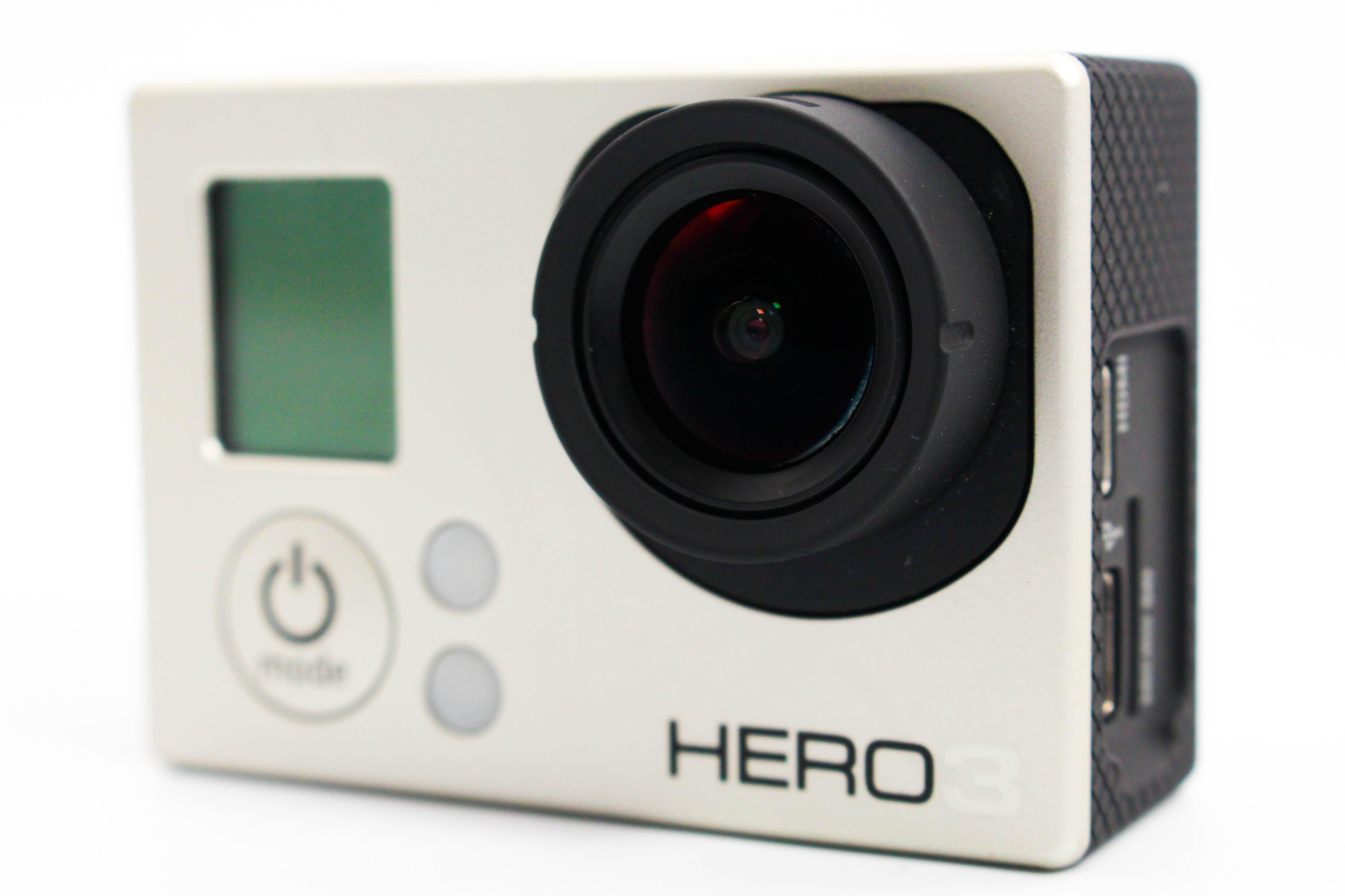 GoPro Hero 3 Micro SD Card Digital Photo Video Action Camera Body Silver - Tested Bundle Good