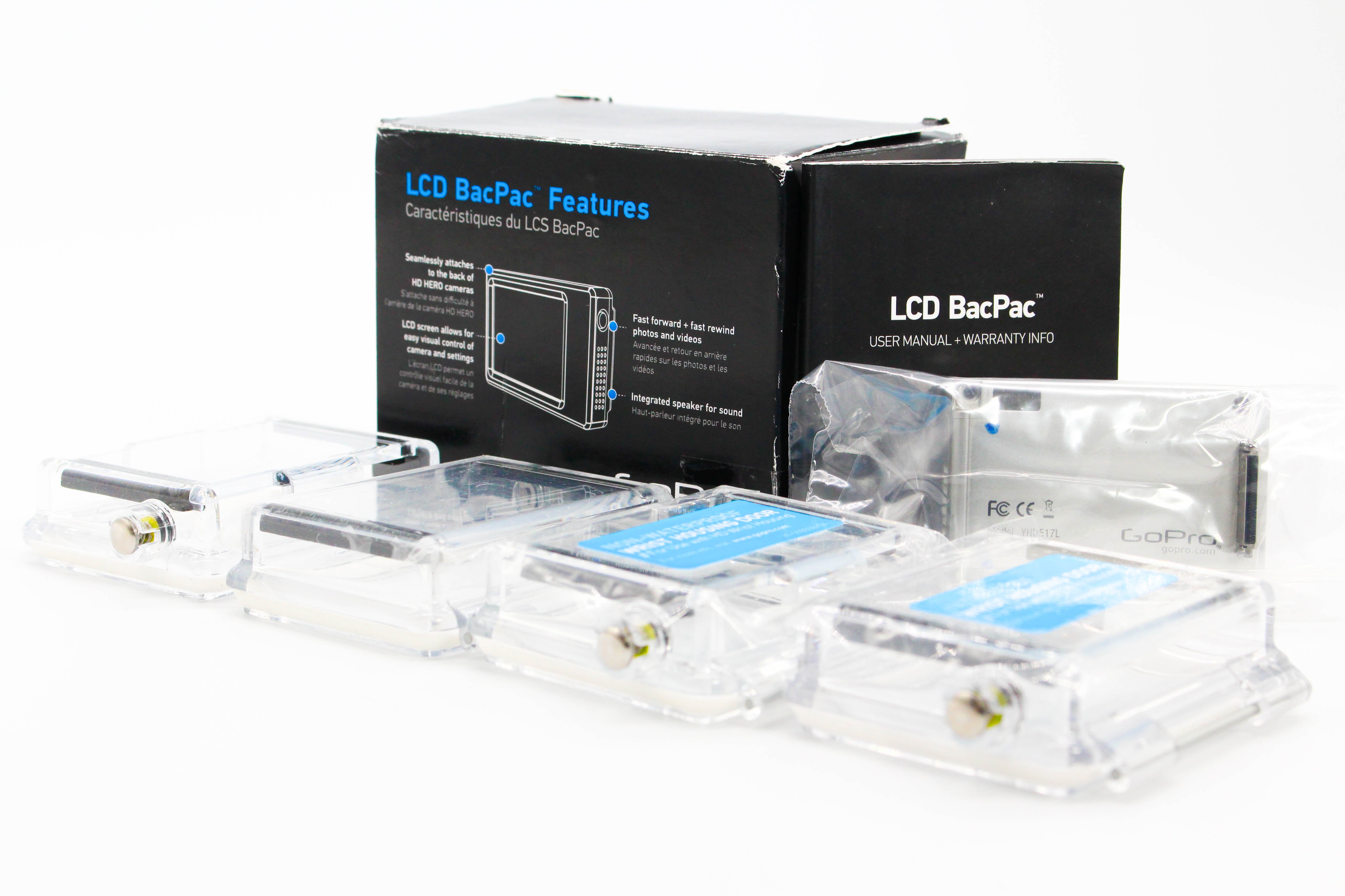 GoPro LCD Screen BacPac for GoPro HD Hero Action Photo Video Camera Silver - Tested Bundle Good